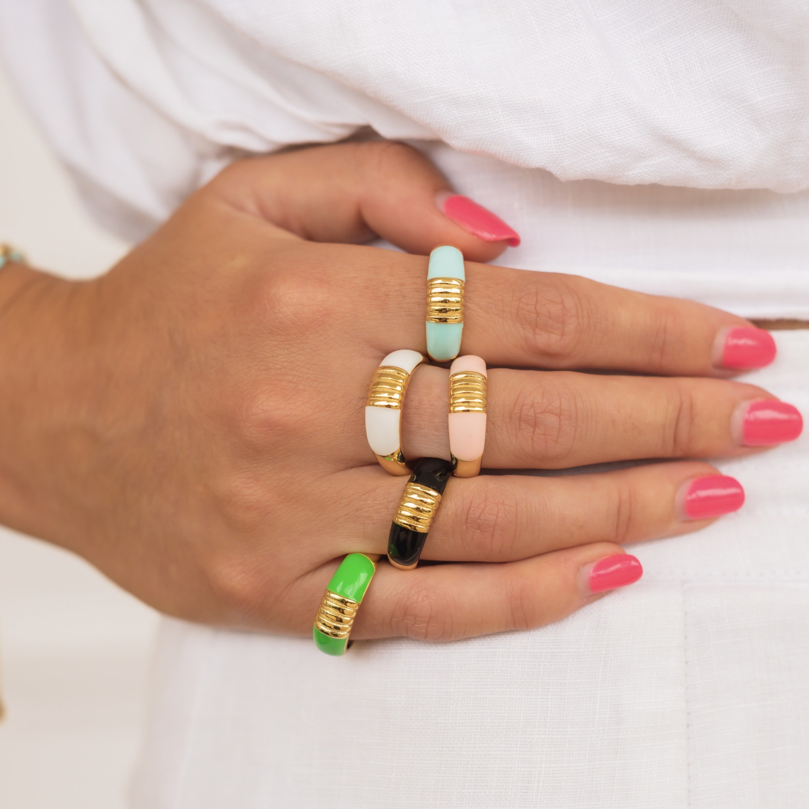 THE JOY (Pink) Rings Jimena Alejandra