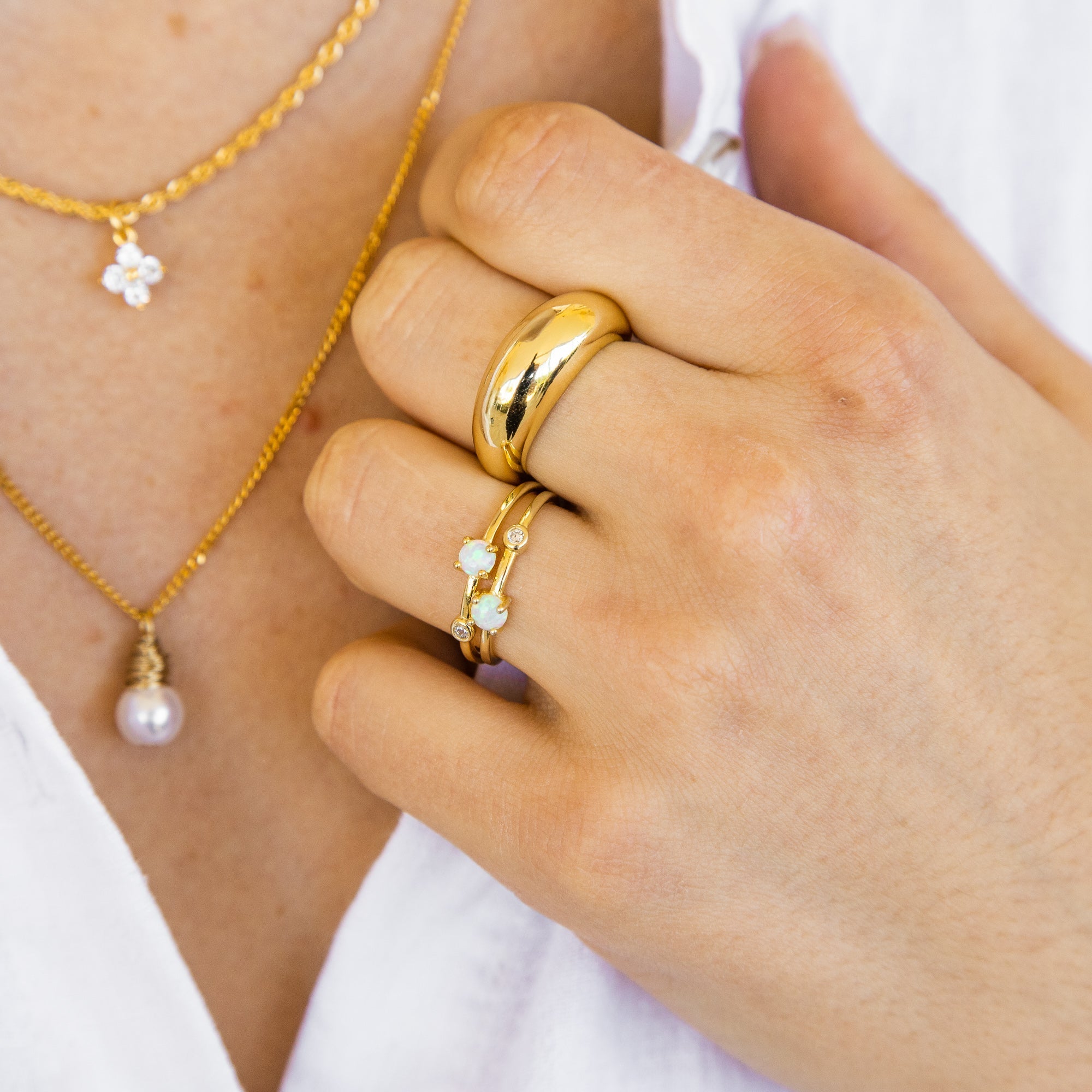 THE KHLOE (SILVER) Rings Jimena Alejandra
