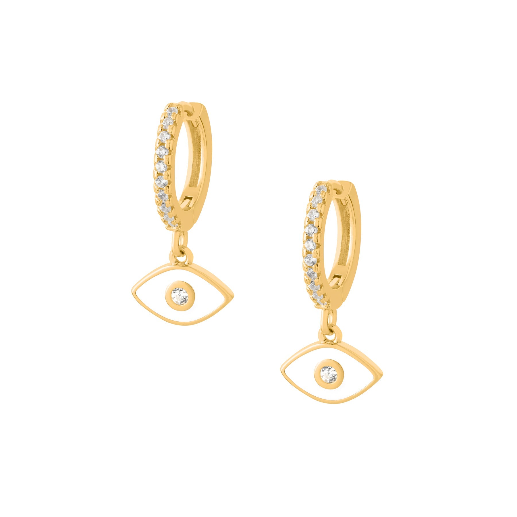 THE LEDA (White) Earrings Jimena Alejandra