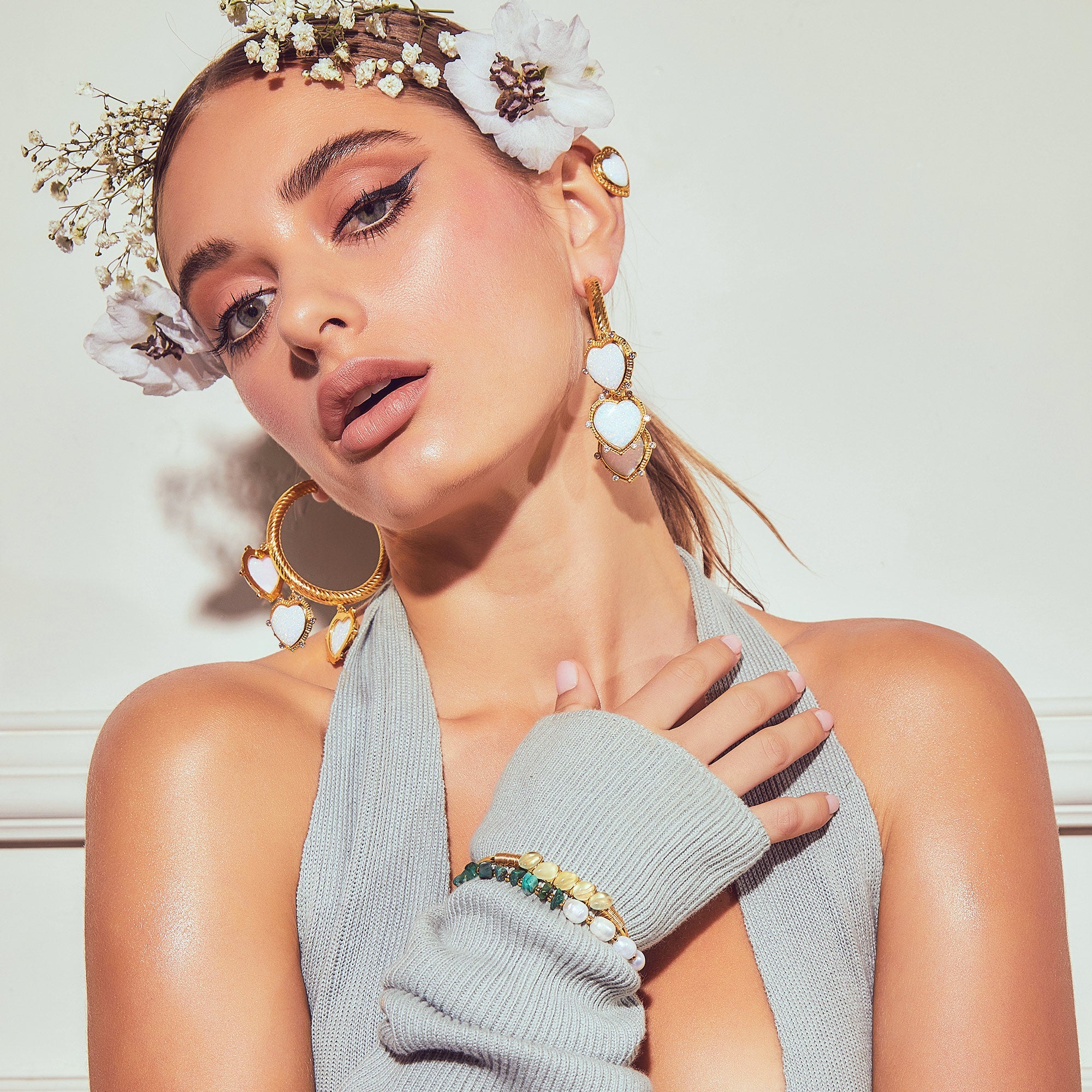 THE MAGDALENA (Opal) Earrings Jimena Alejandra