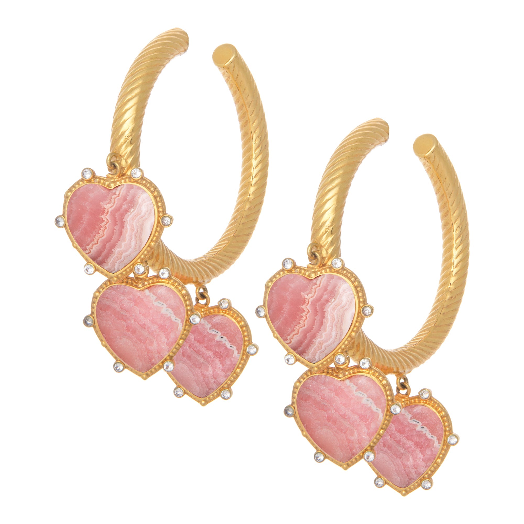 THE MAGDALENA (Rhodochrosite) Earrings Jimena Alejandra