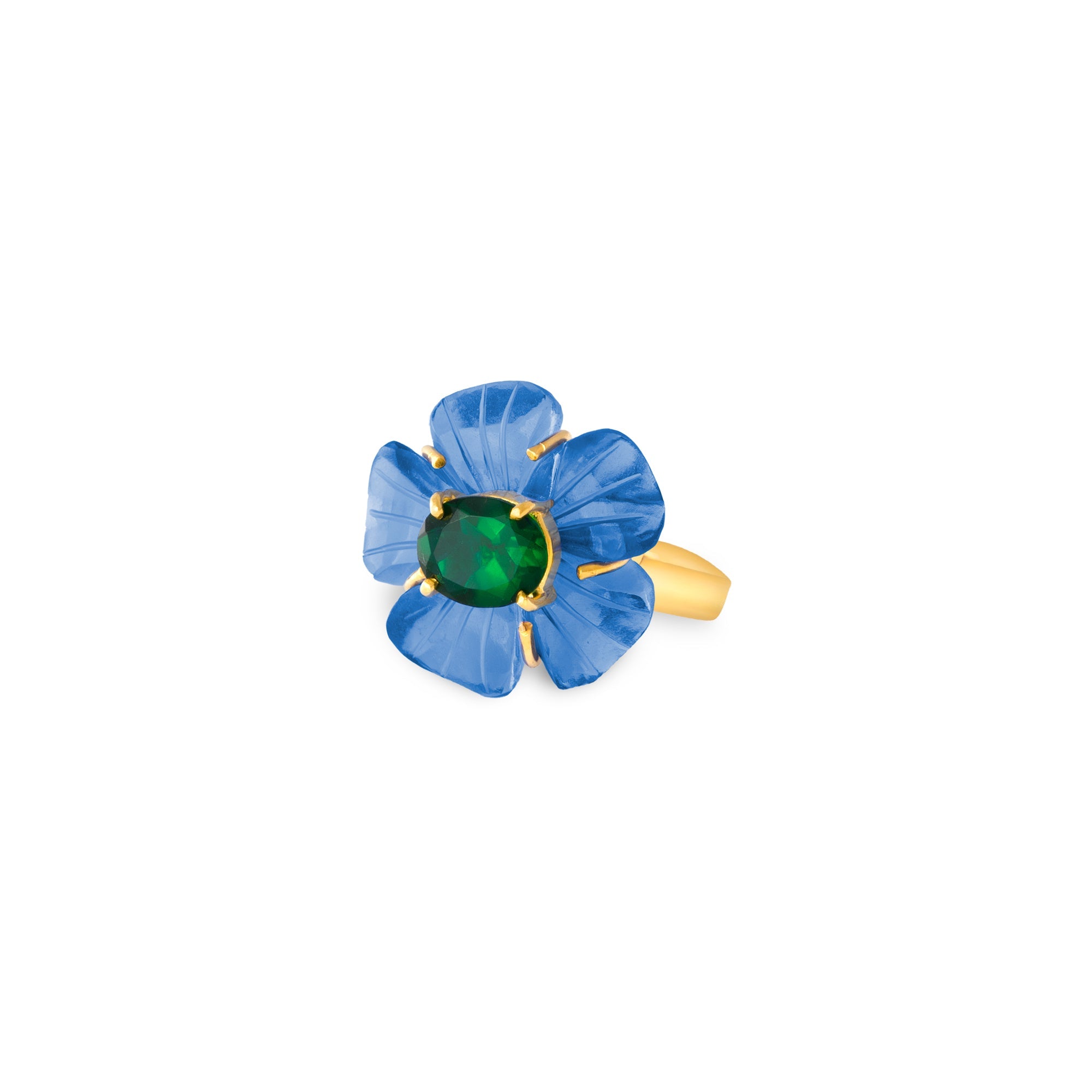 THE MAGNOLIA (Blue Quartz) Rings Jimena Alejandra