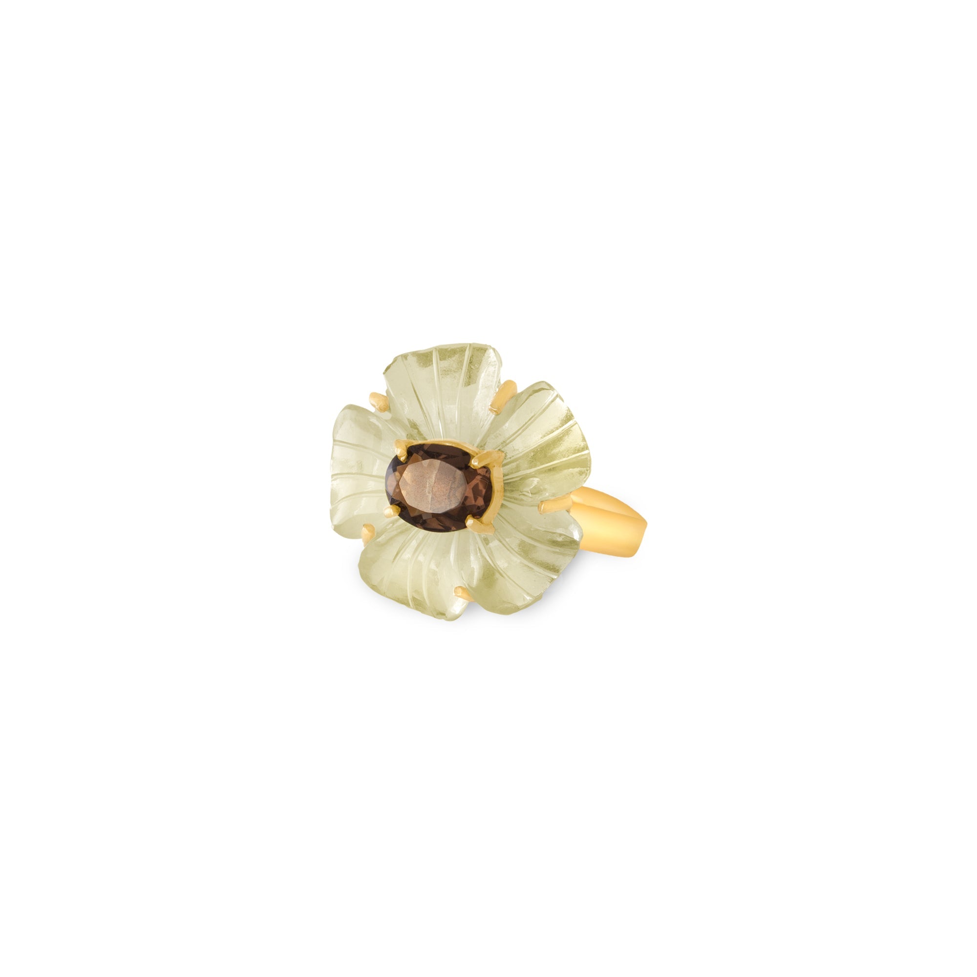 THE MAGNOLIA (Green Amethyst) Rings Jimena Alejandra