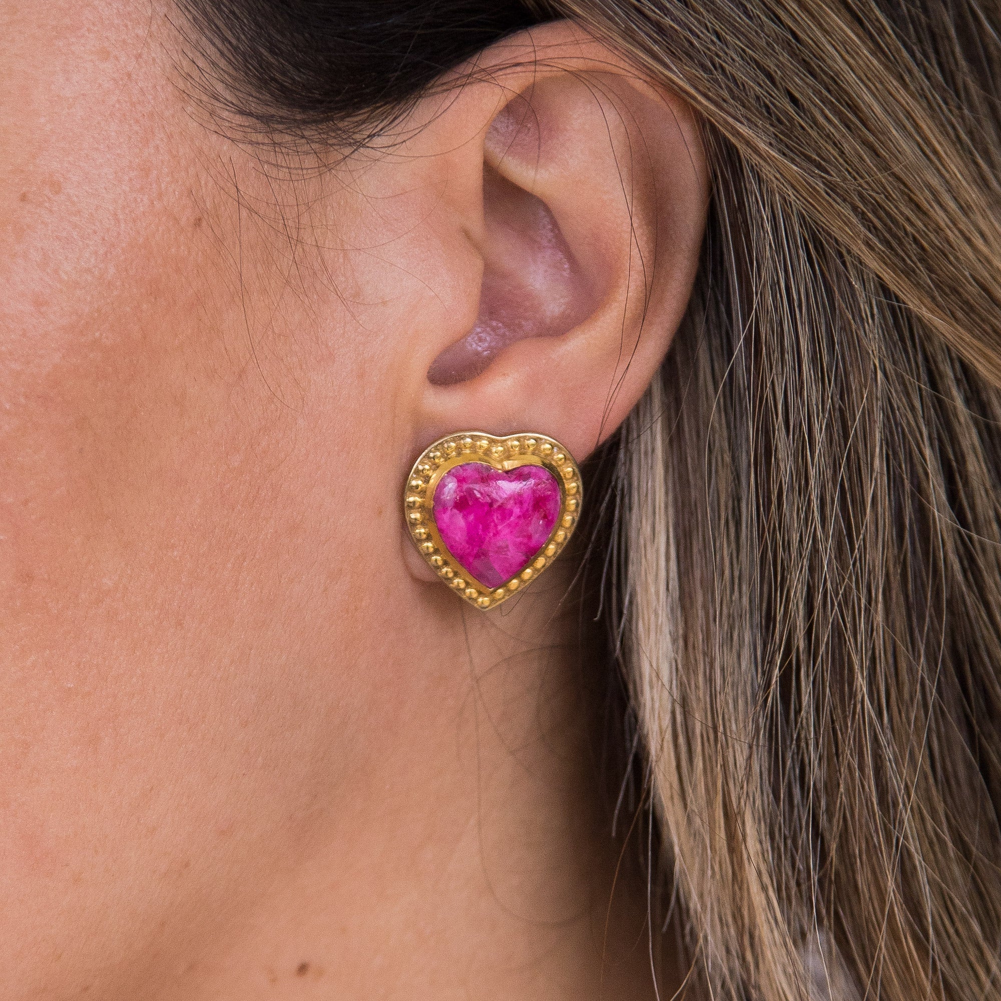 THE MANUELA (Pink Mohave) Earrings Jimena Alejandra