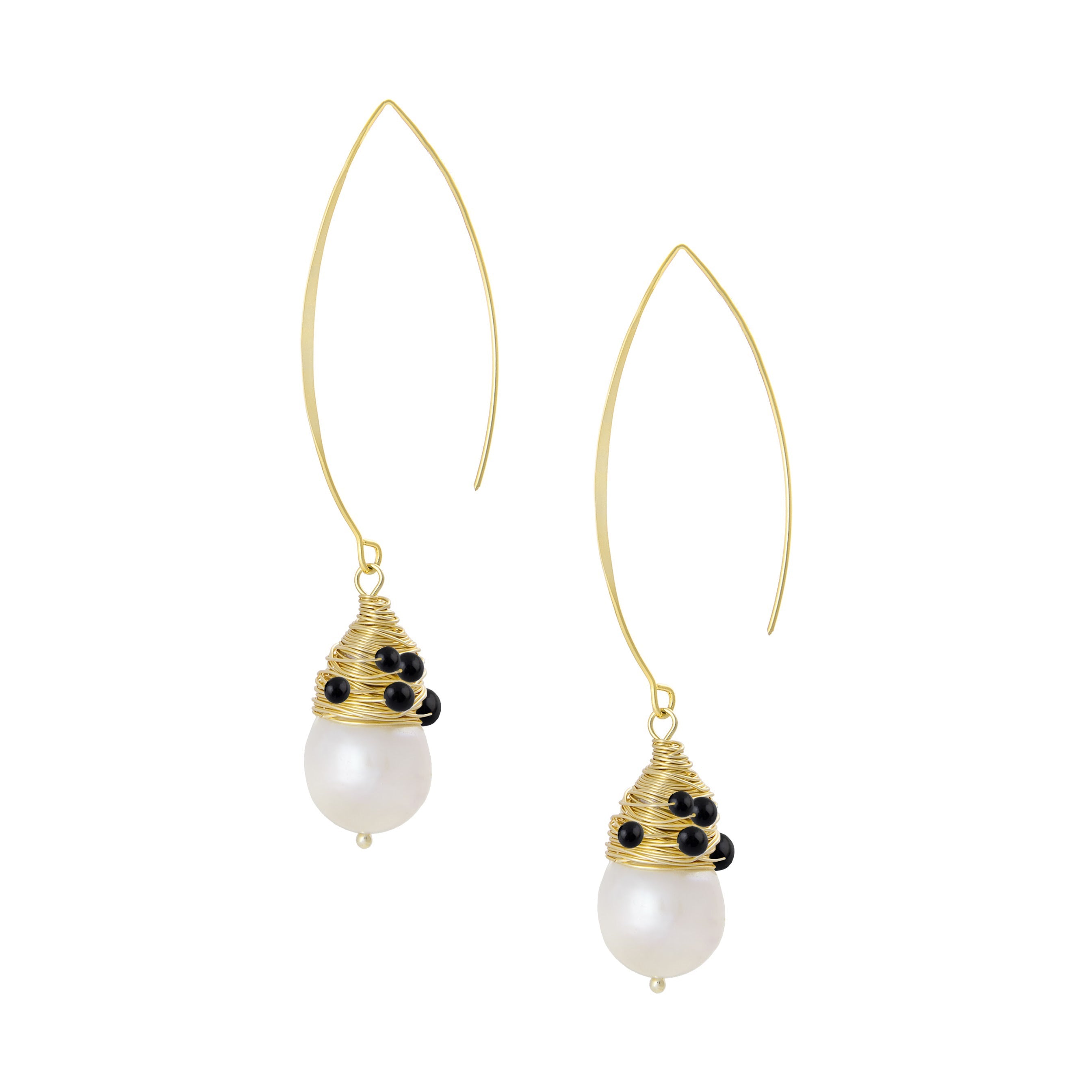 THE MAREE (Black Onyx) Earrings Jimena Alejandra