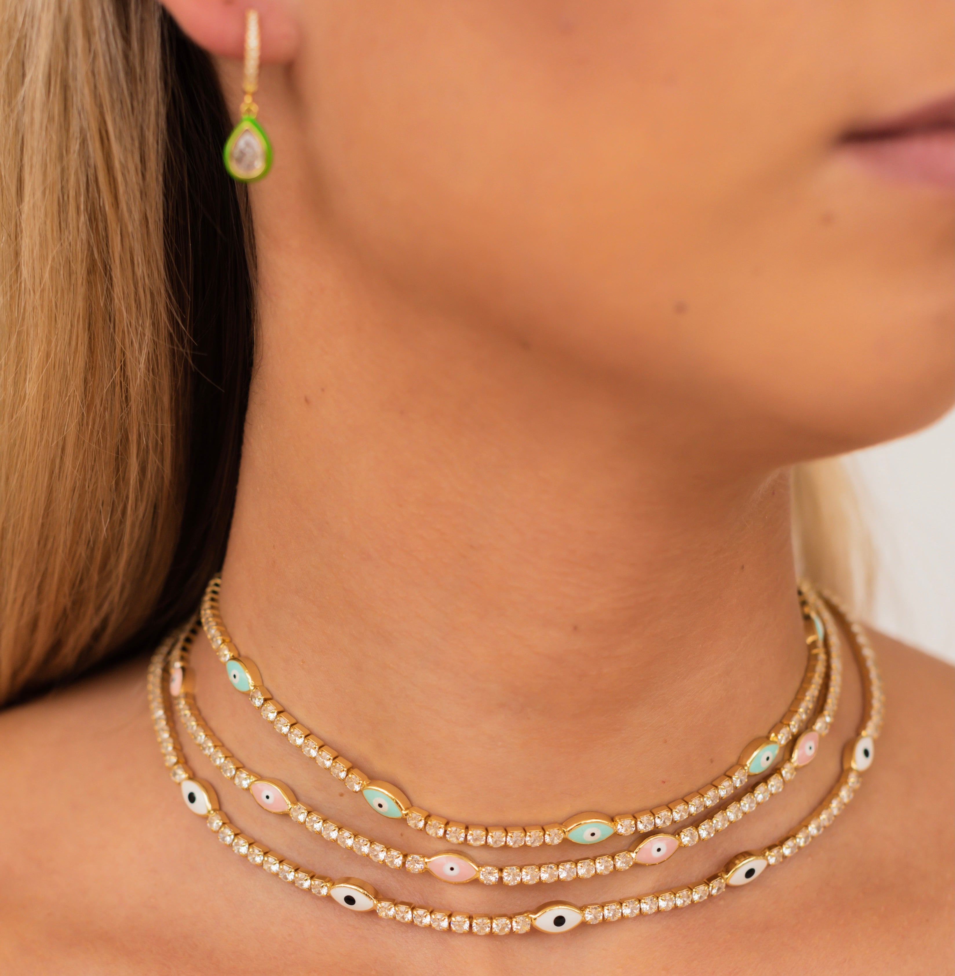 THE MATAKIA (Blue Evil Eye) Necklaces Jimena Alejandra