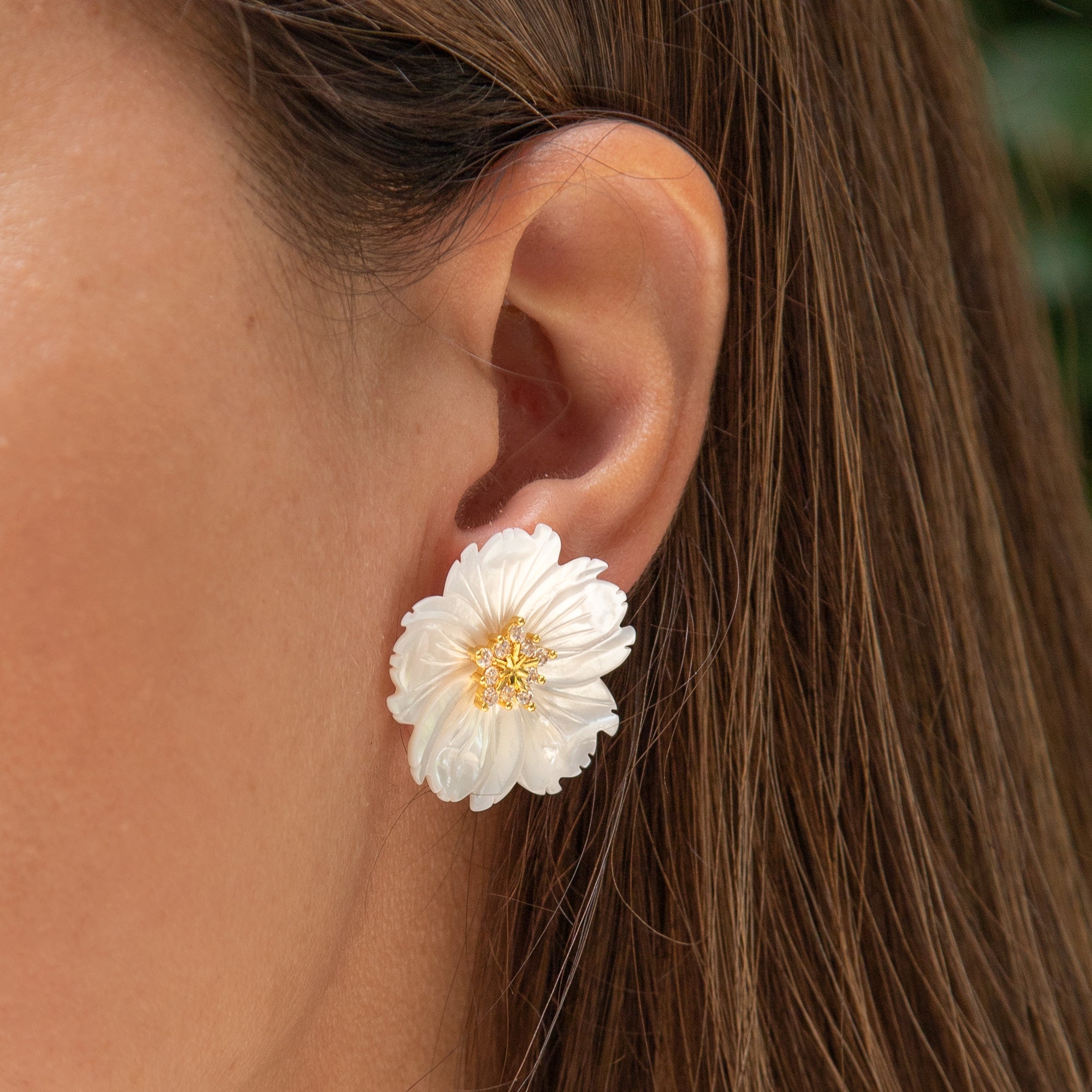 THE PEONY Earrings Jimena Alejandra