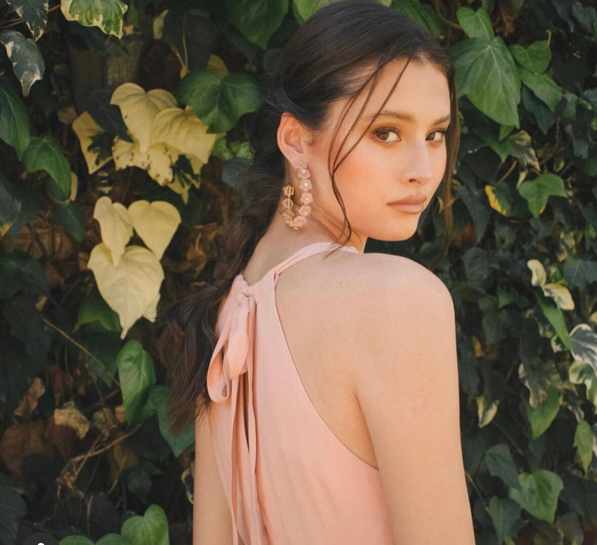 THE POPPY (Rose Quartz) Earrings Jimena Alejandra