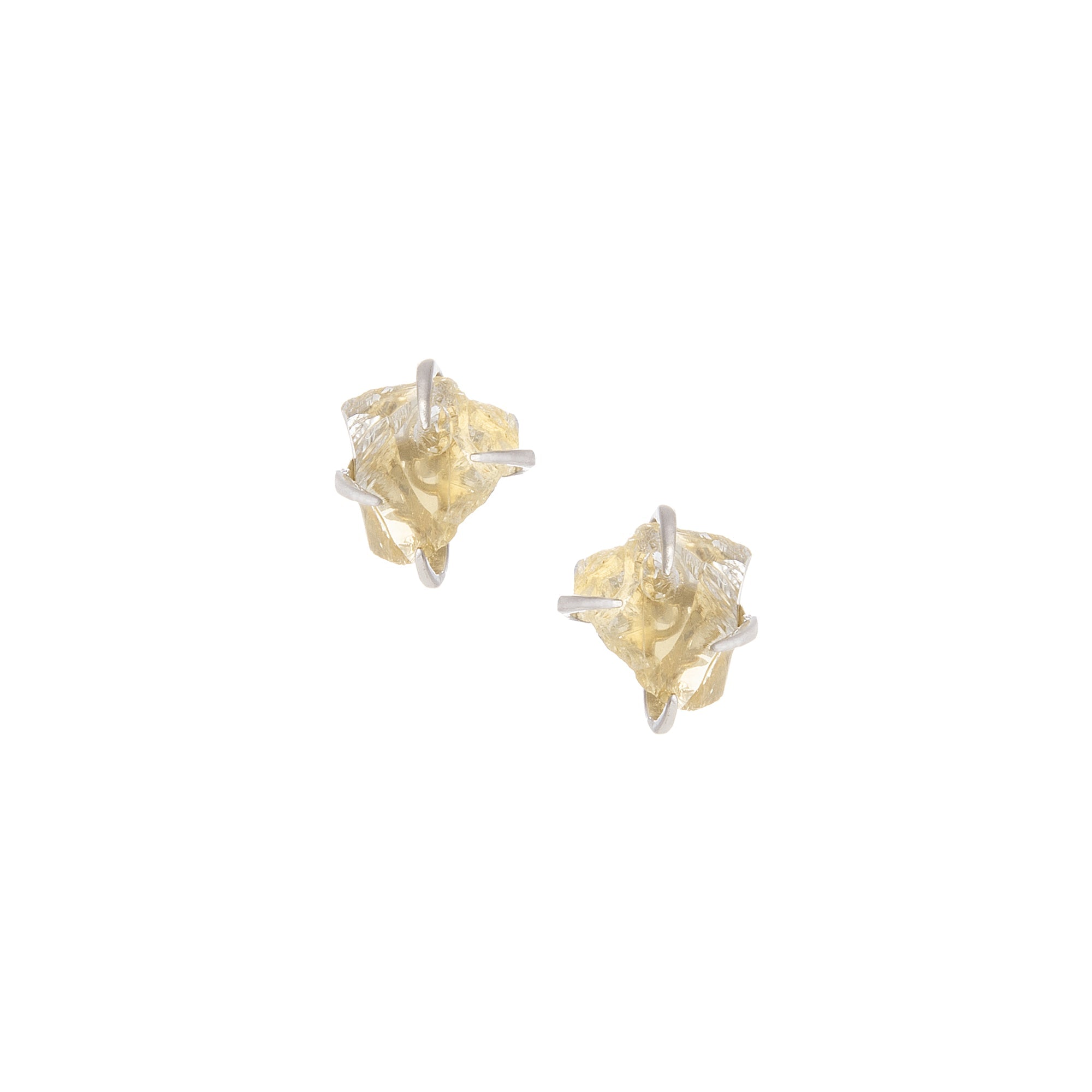 THE RILEY (Citrine) Earrings Jimena Alejandra Silver