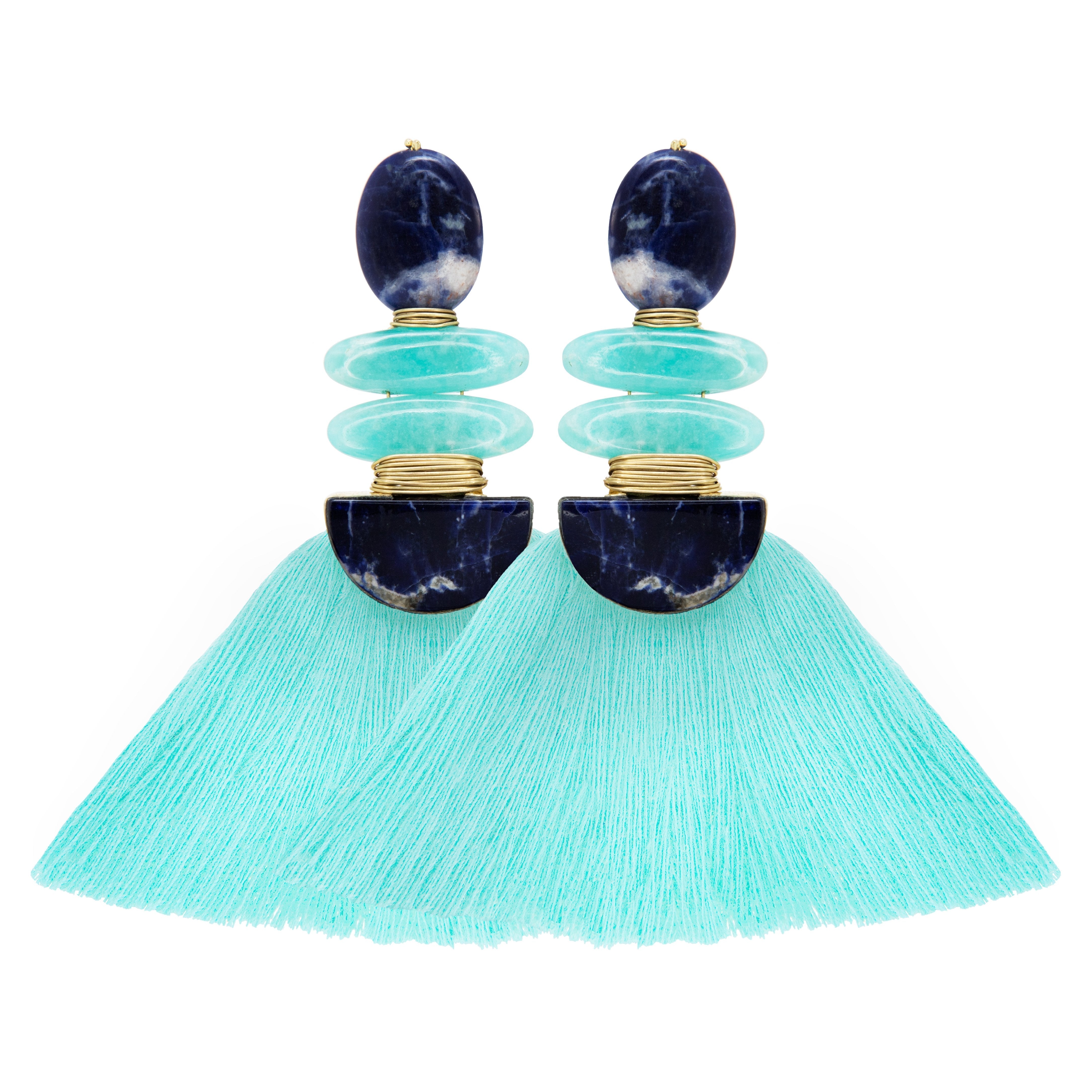 THE VANESSA (NAVY) Earrings Jimena Alejandra
