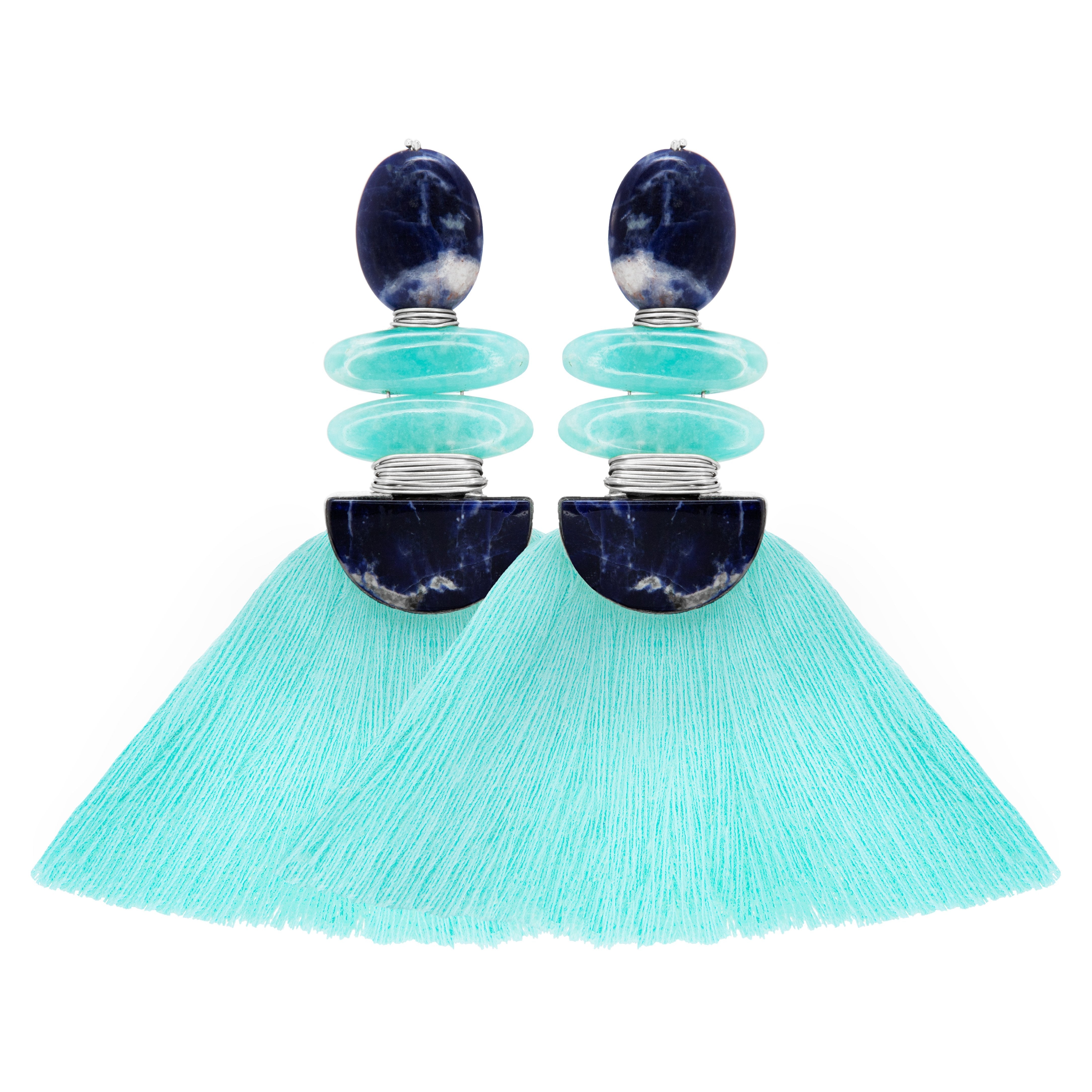 THE VANESSA (NAVY) Earrings Jimena Alejandra