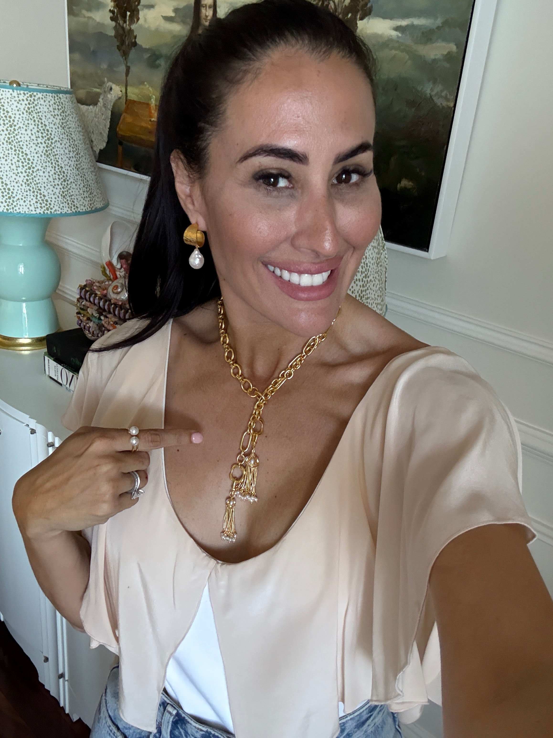 The Wilhelmina: Chunky  Link & Figaro Link Necklace