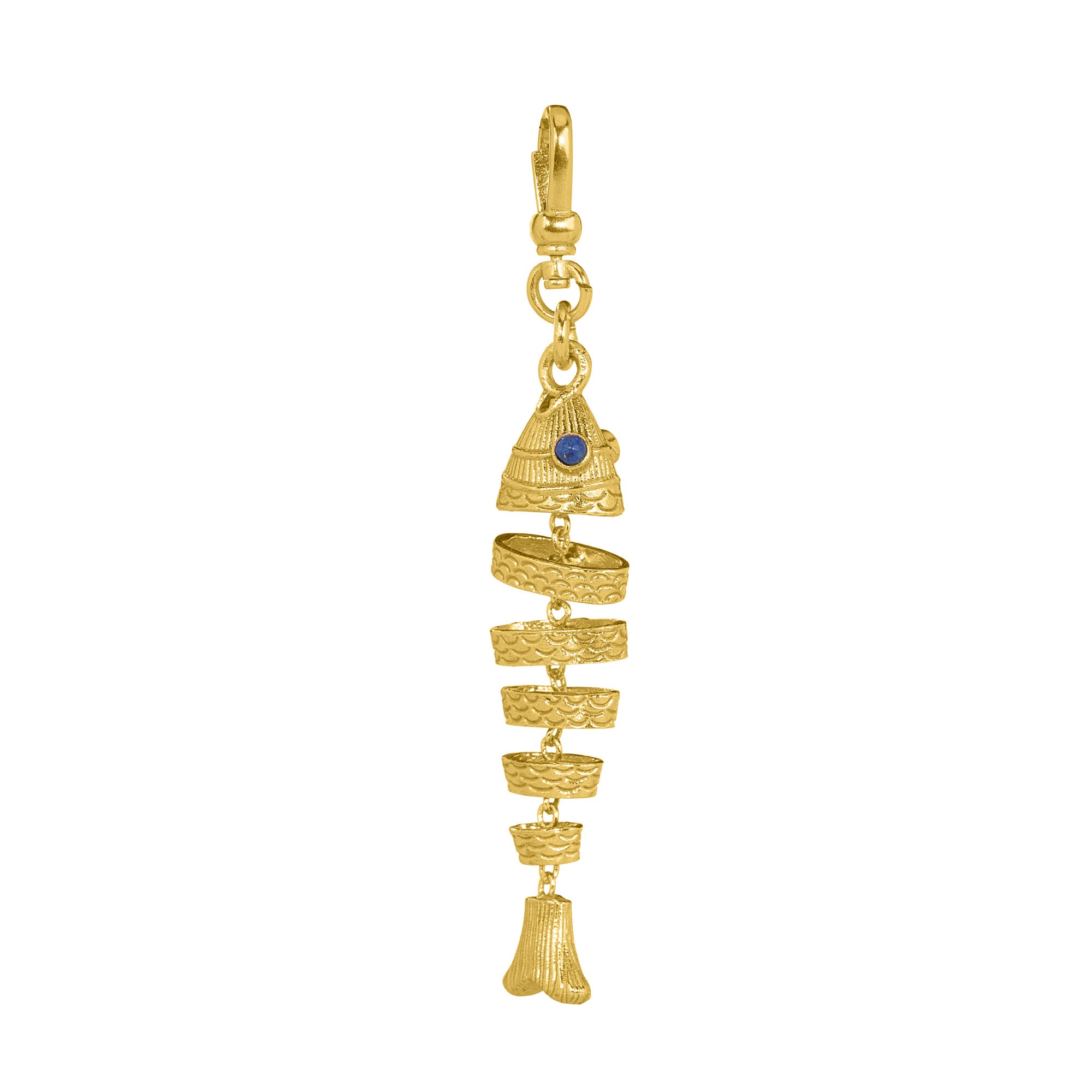 The Aurelia: Reversible Gemstone Fish Charm