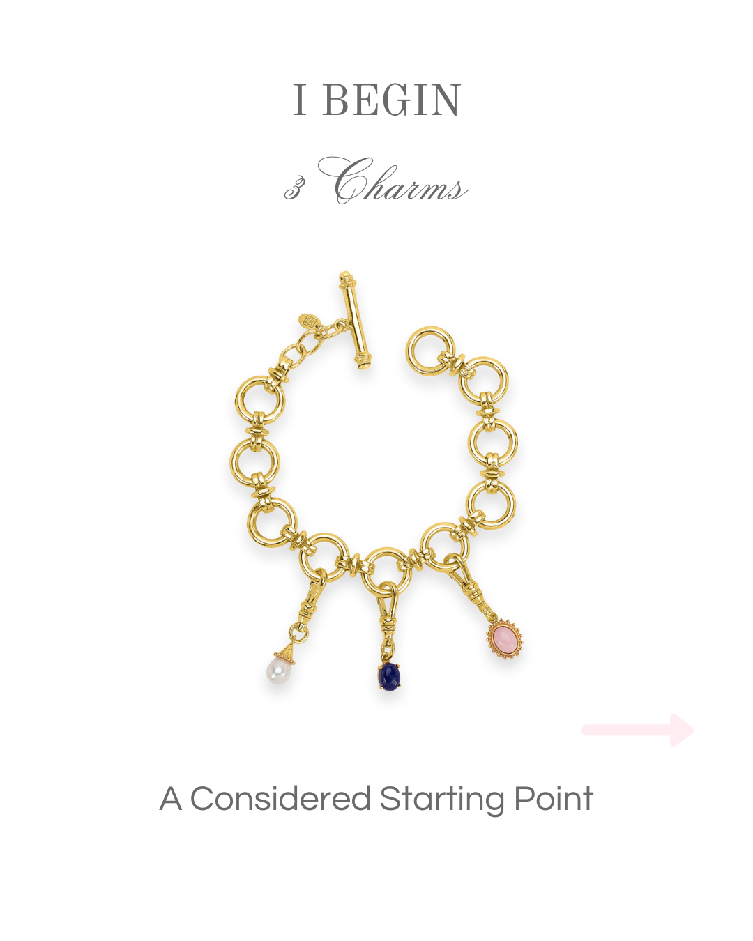 The Wilma: Chunky Link T-Bar Bracelet
