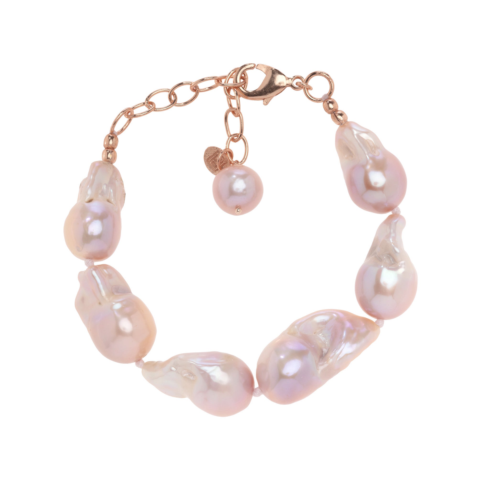 Pink Baroque Pearl Bracelet: The Eden