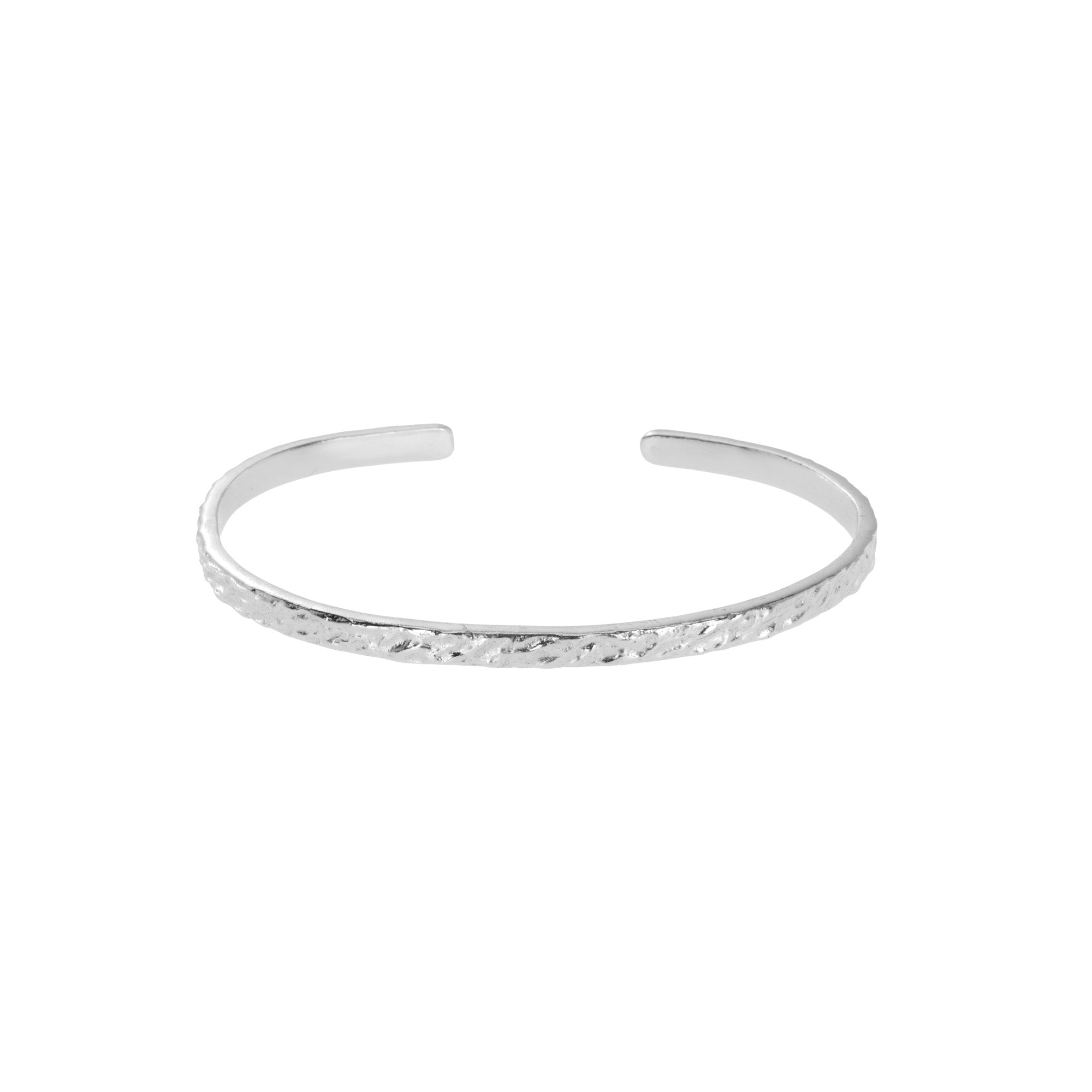 3 piece hammered cuff stack: The Rayna