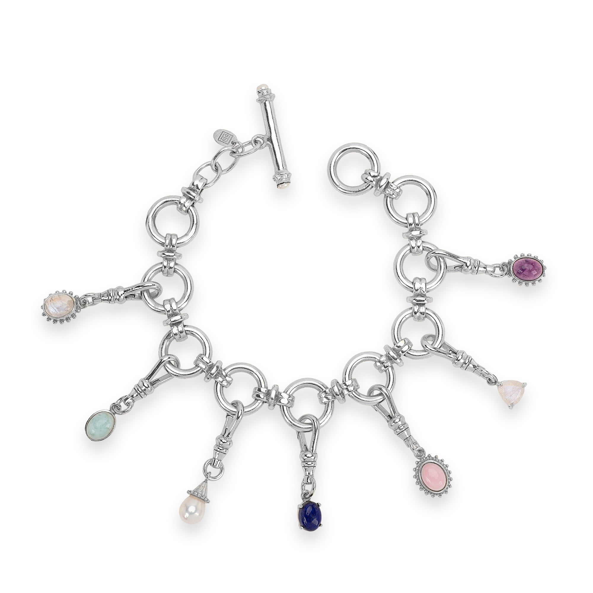 Silver925 T-Bar Mulch Chain Bracelet