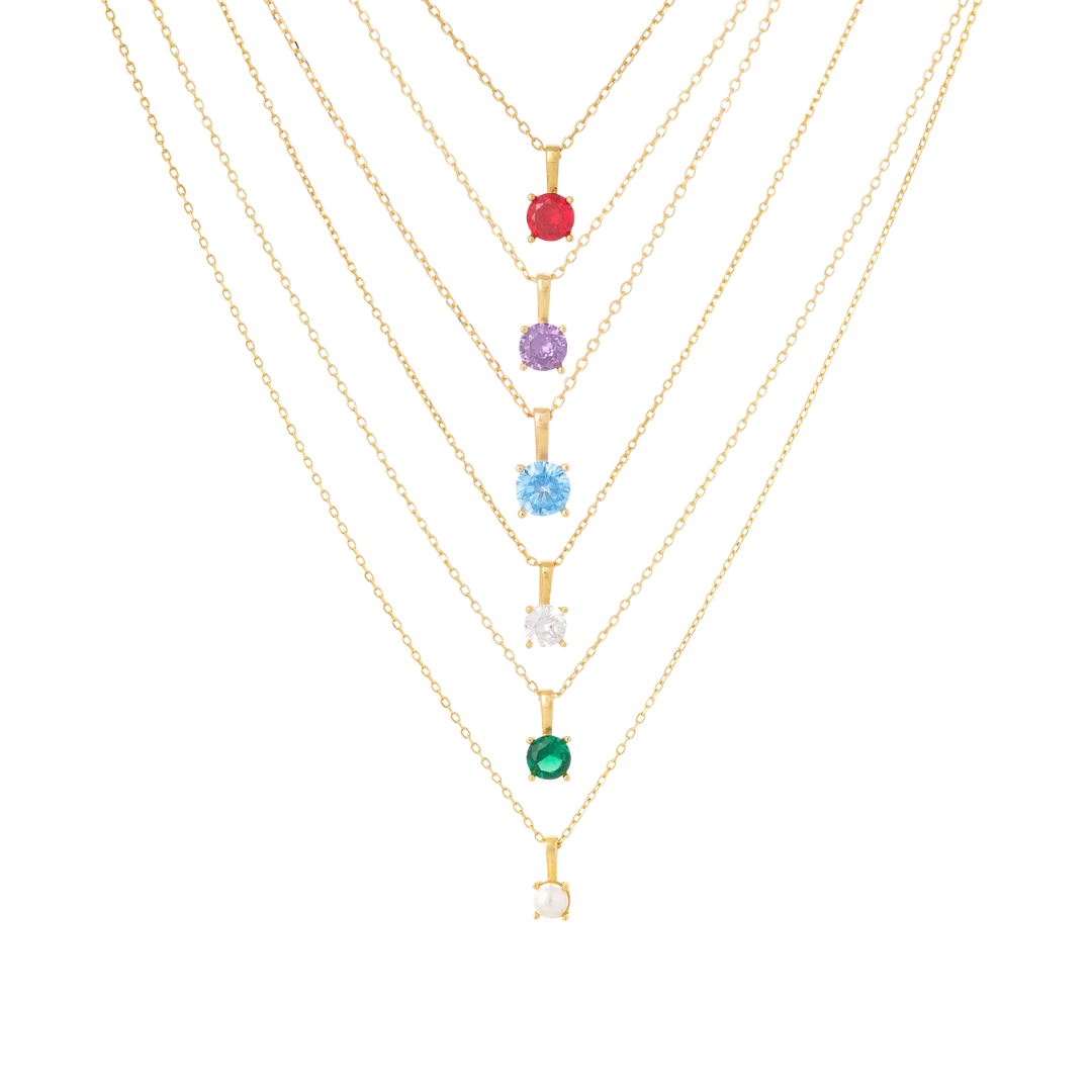 The Dainty Birthstone Necklace