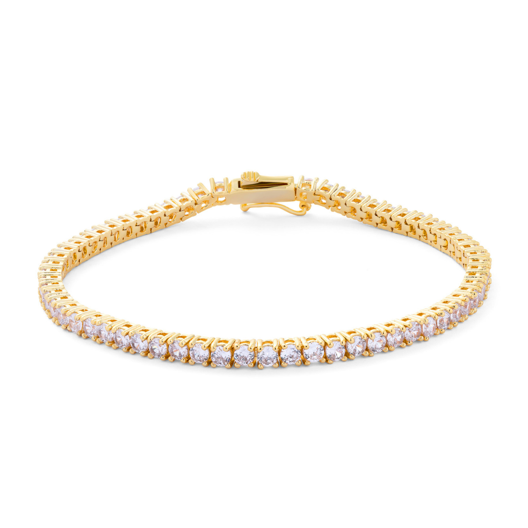 White Topaz Tennis Bracelet: The Kameron
