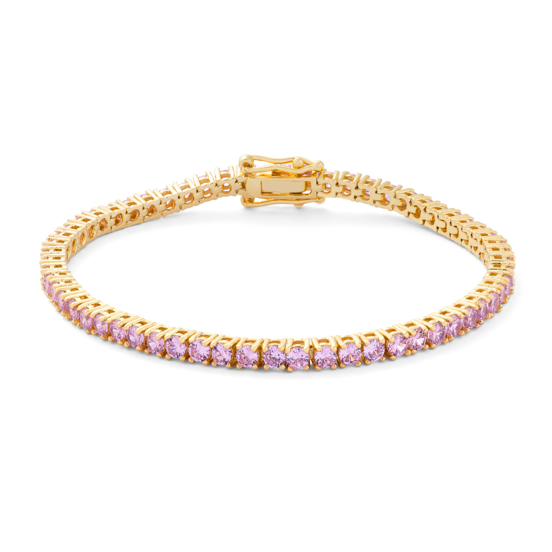 White Topaz Tennis Bracelet: The Kameron