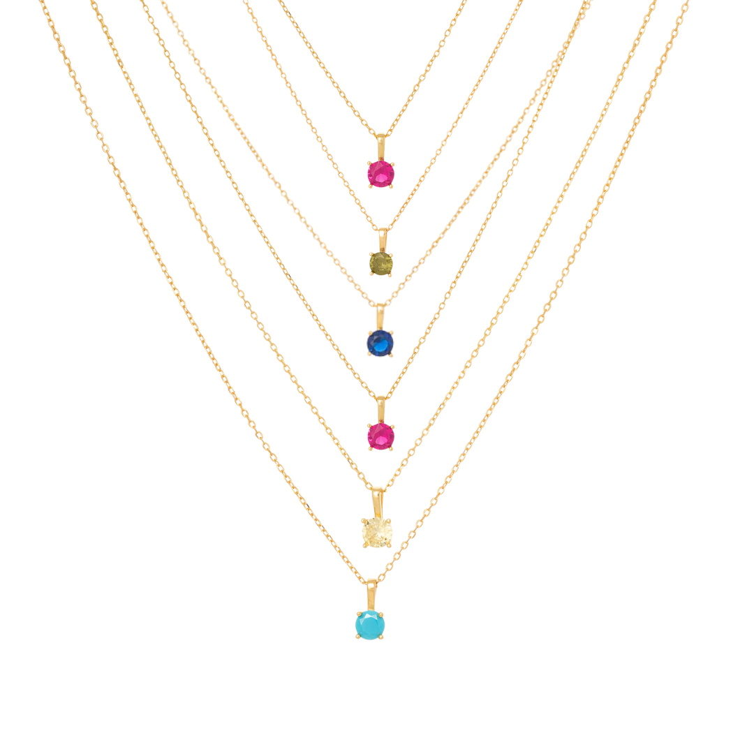 The Dainty Birthstone Necklace