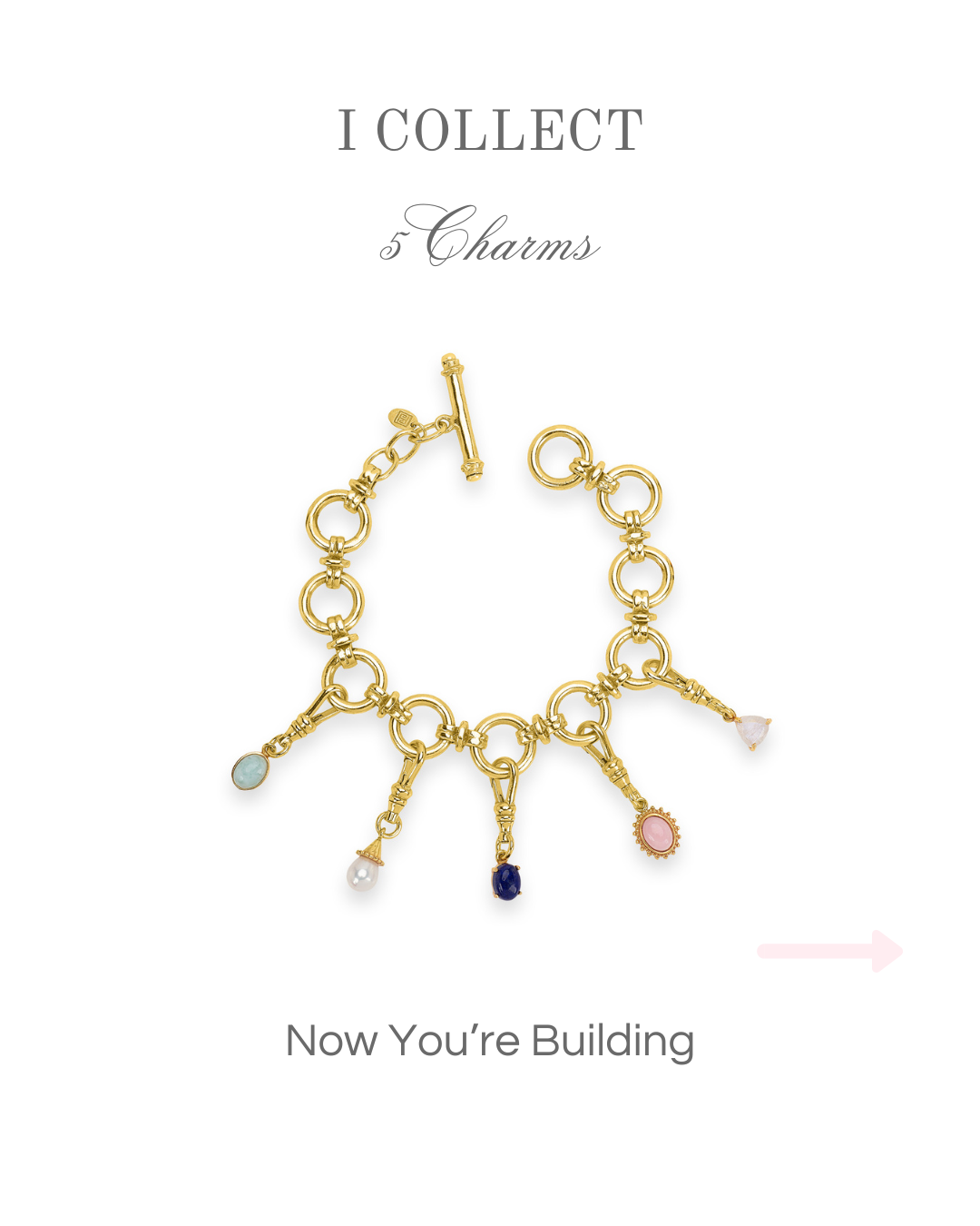 The Wilma: Chunky Link T-Bar Bracelet