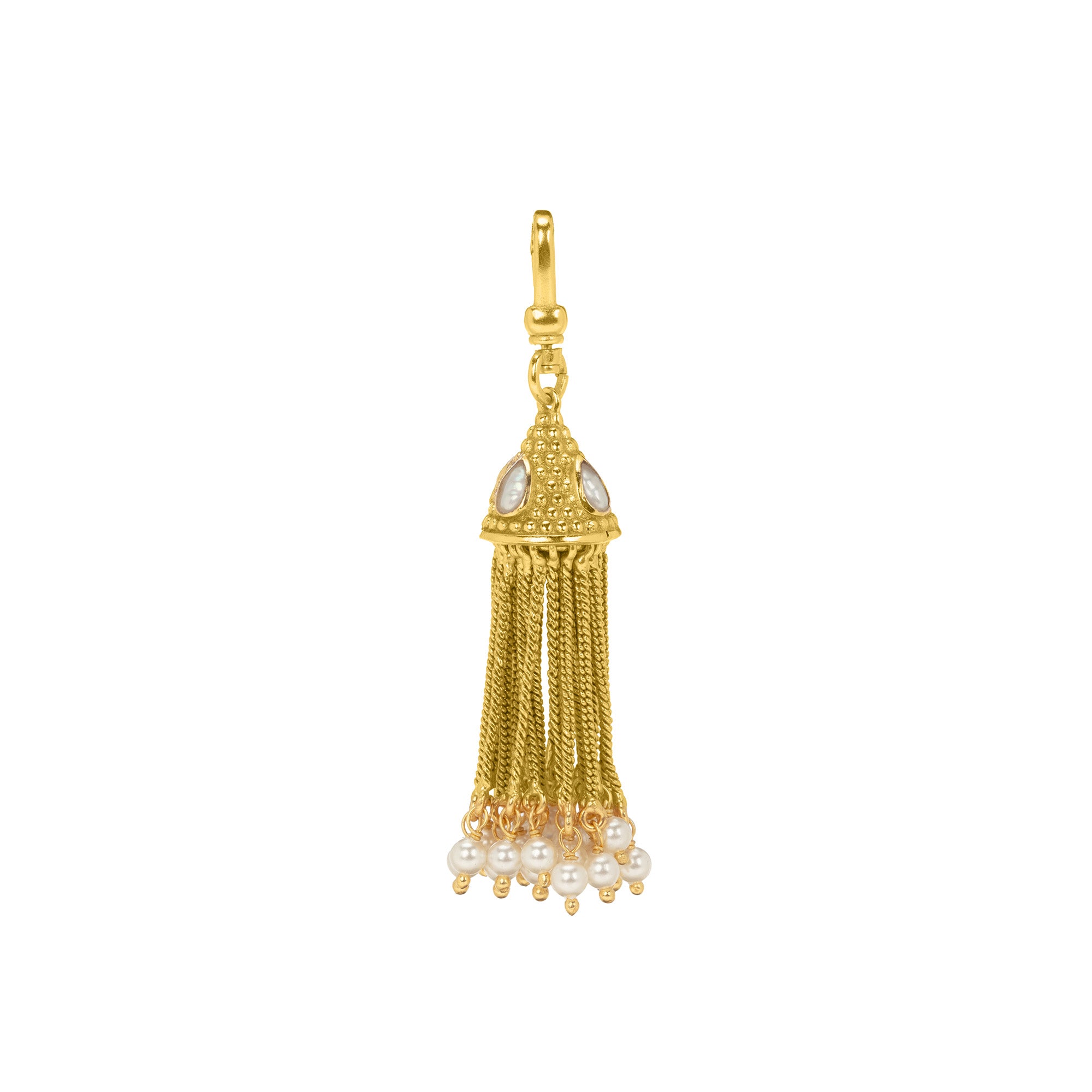 The Odessa: Tassel & Pearl Charm