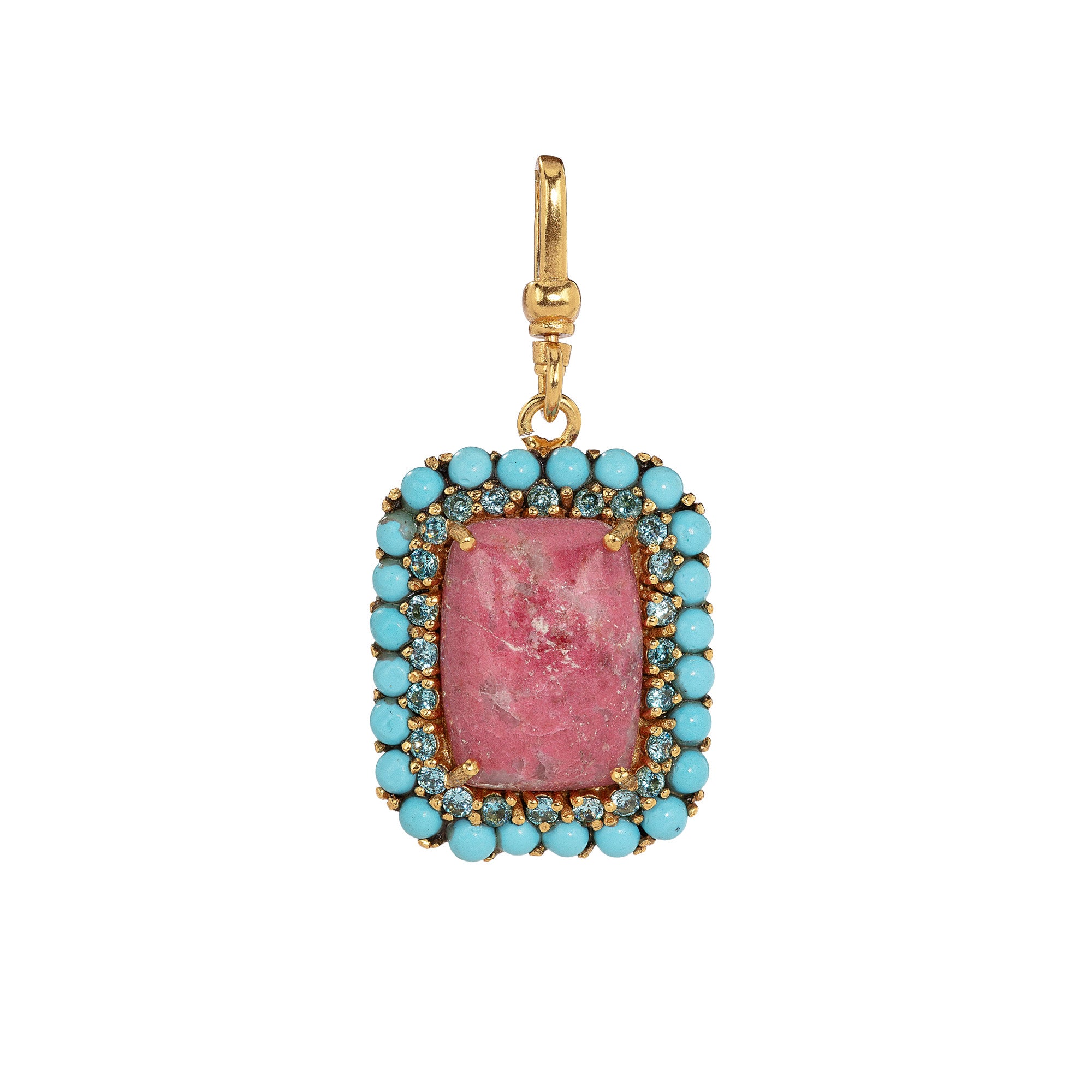 Thulite & Turquoise: The Cristina