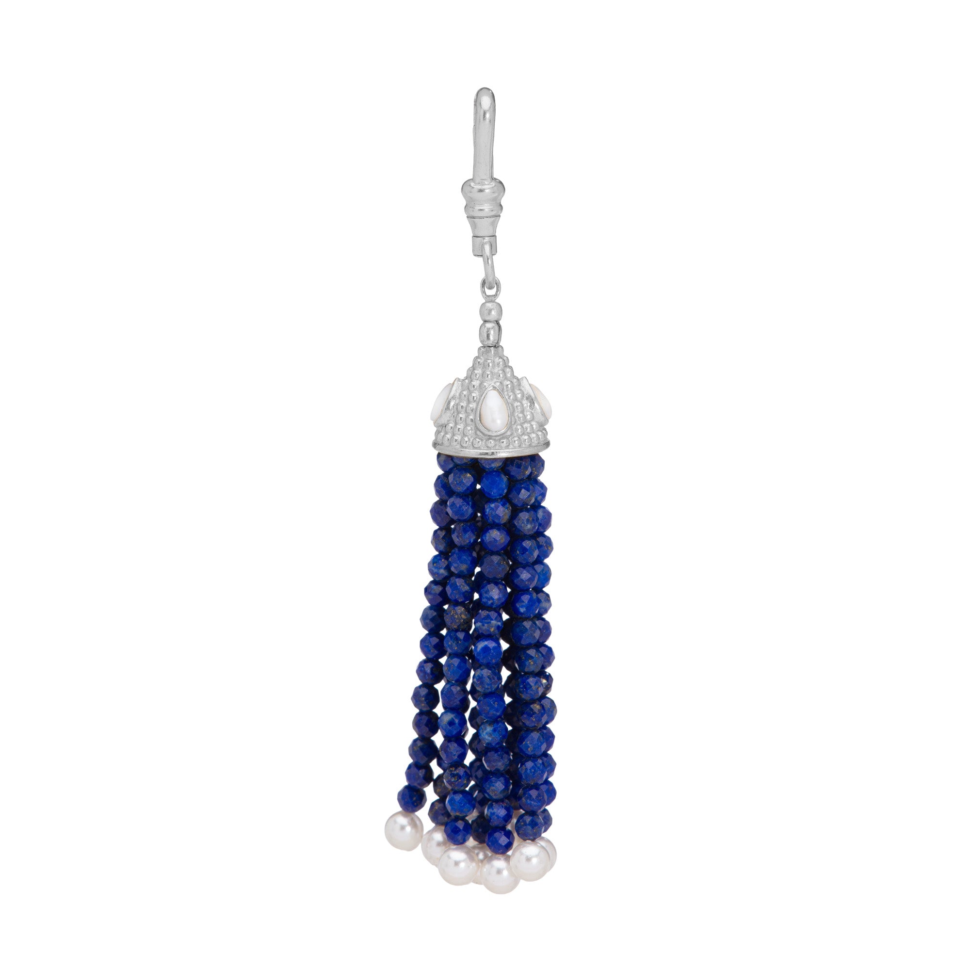 The Odessa: Lapis Lazuli Tassel Charm
