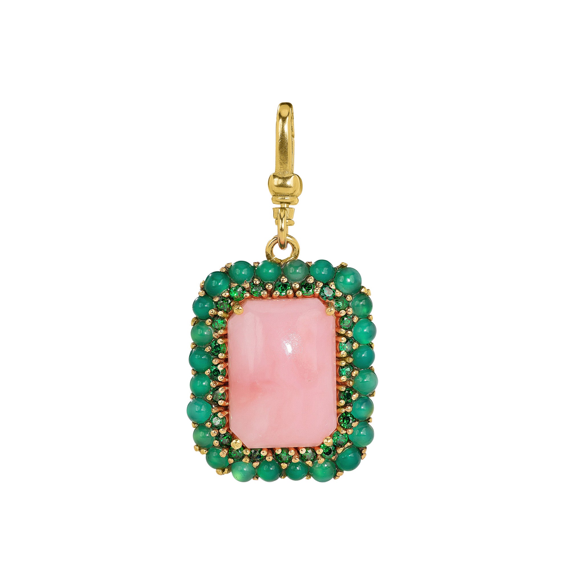 Pink Opal & Green Onyx: The Cristina