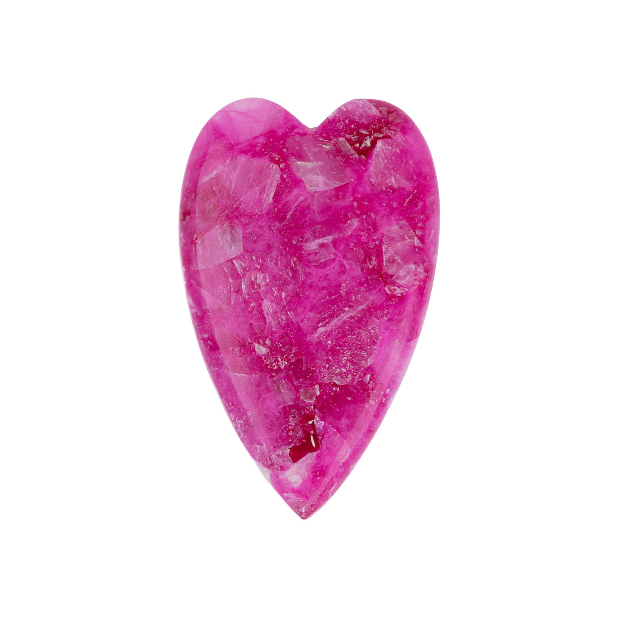 Large Elongated Heart Reversible Charms