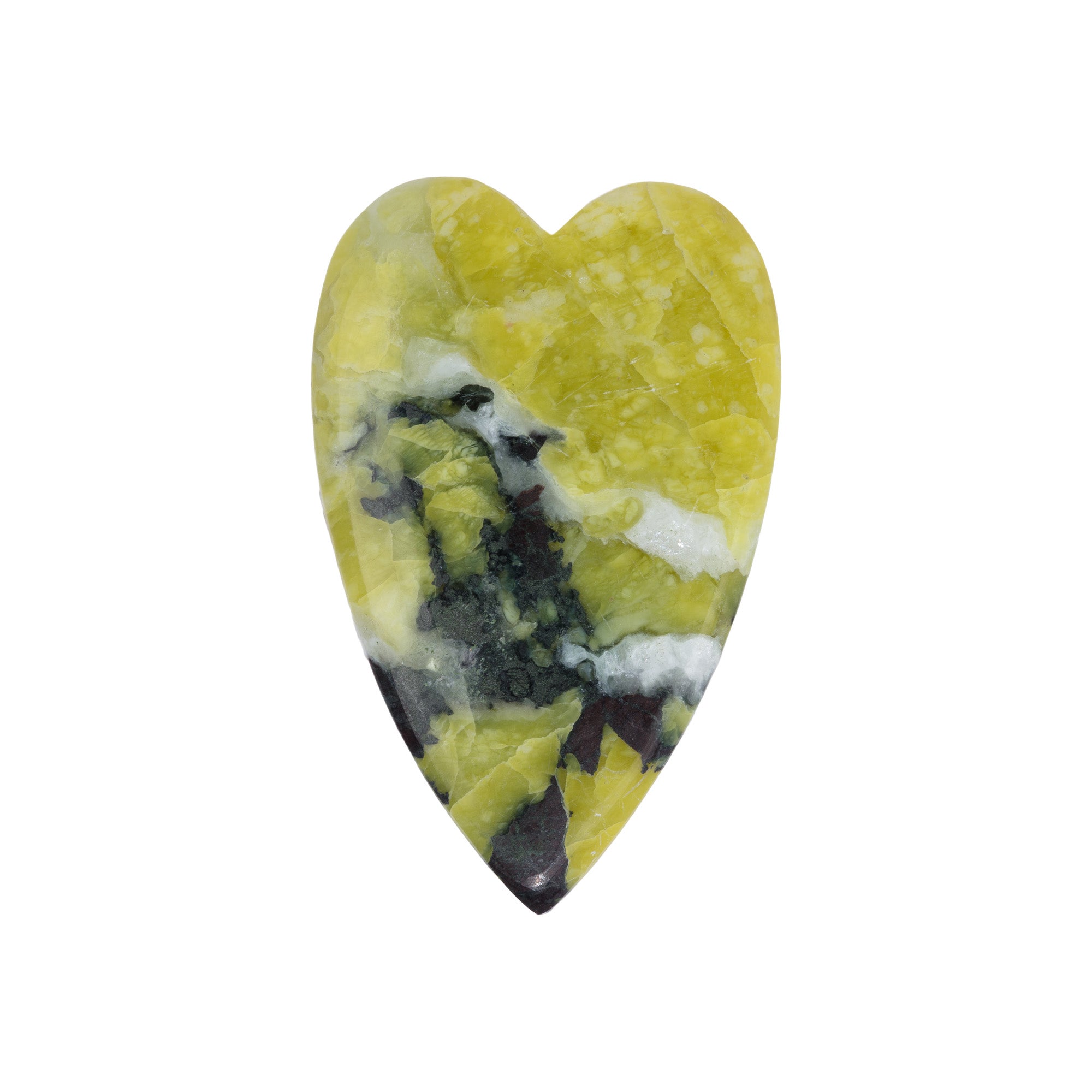 Large Elongated Heart Reversible Charms