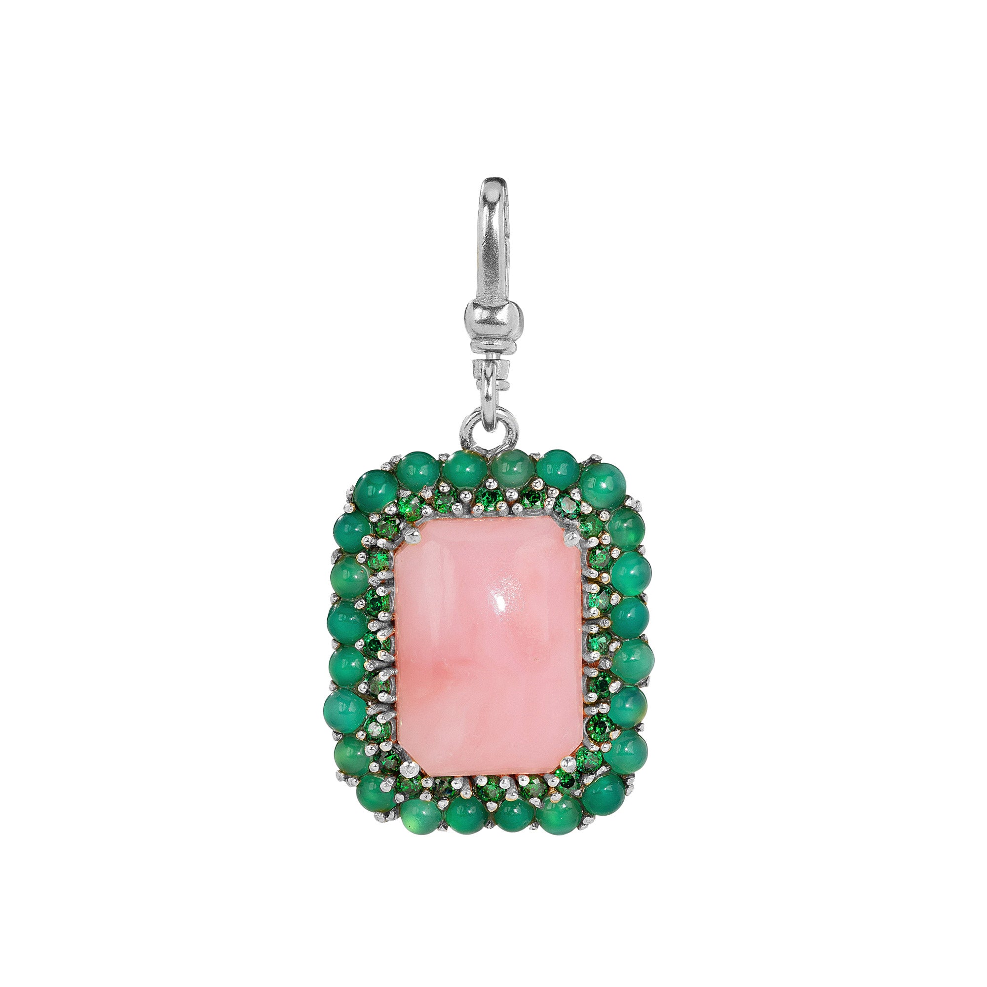 The Cristina: Pink Opal & Green Onyx