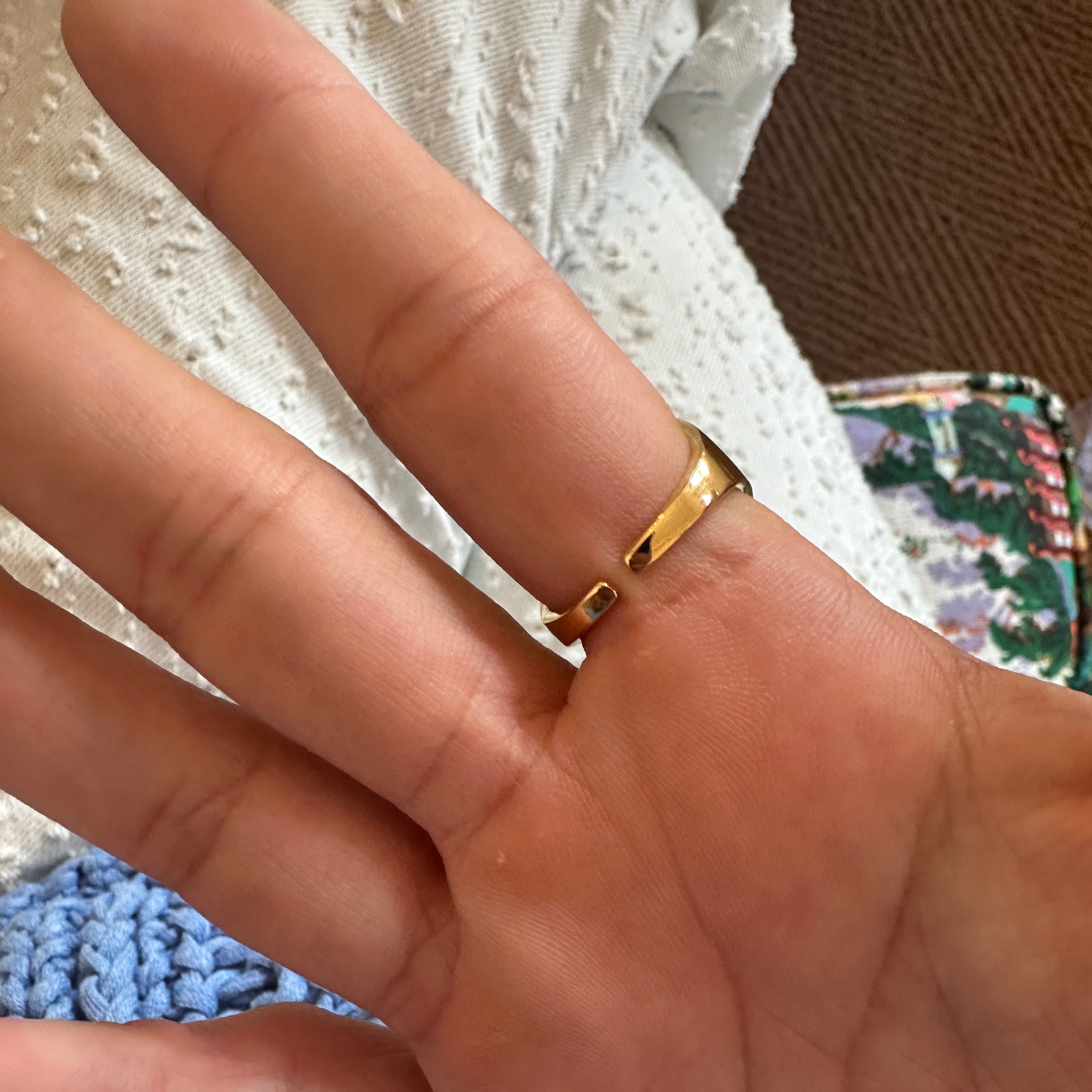 5 For 60% off - Multicoloured Enamel Hamsa Ring