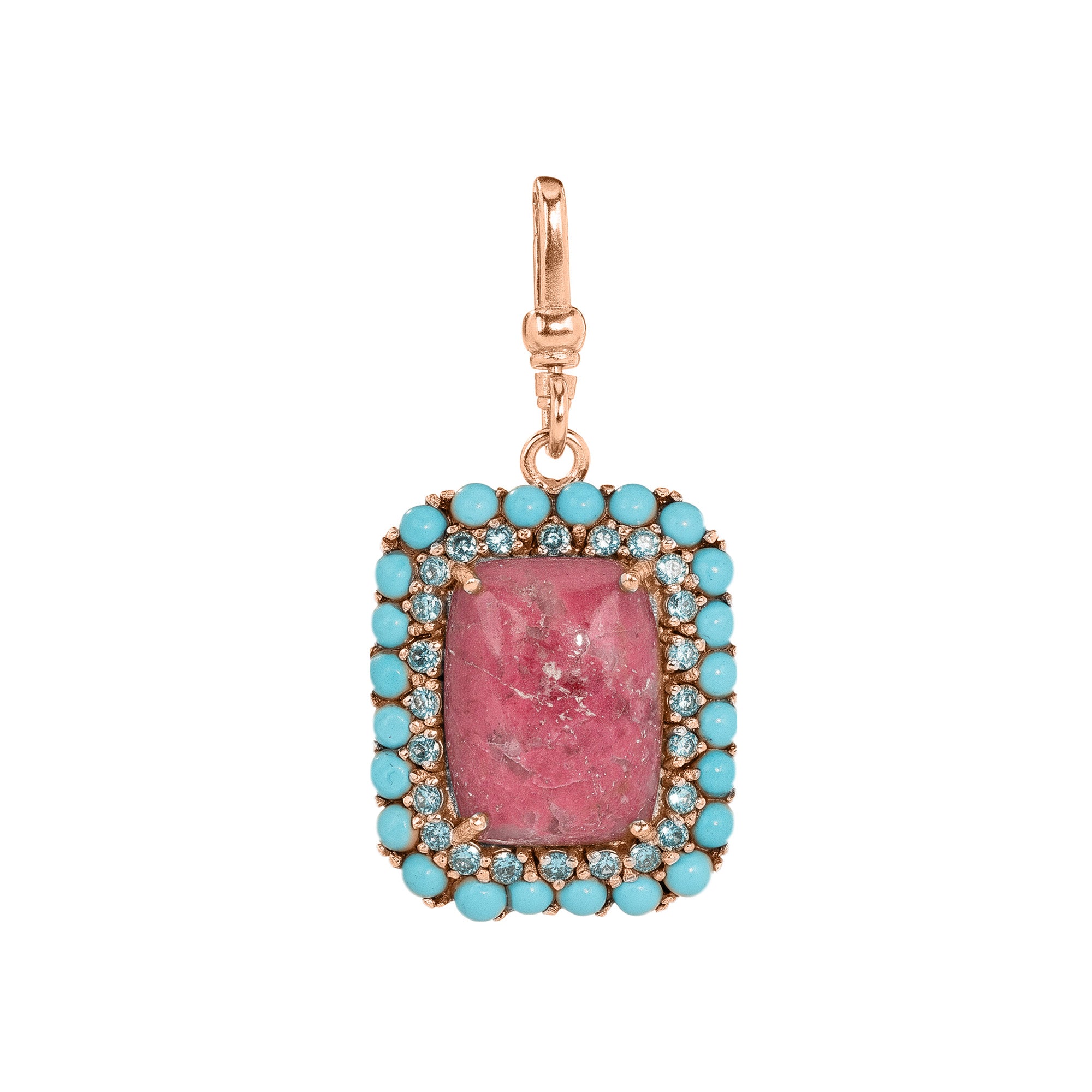 Thulite & Turquoise: The Cristina