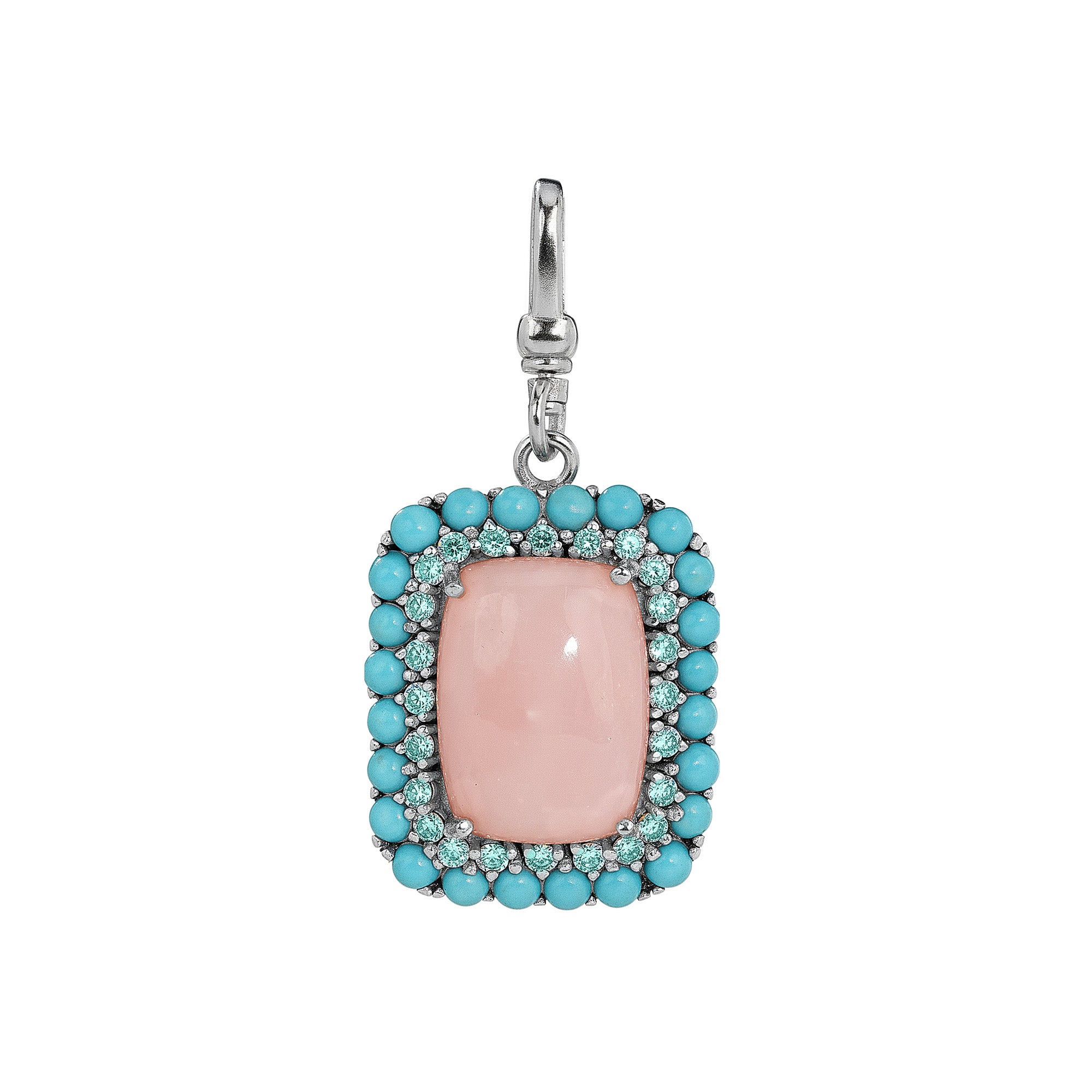 The Cristina: Pink Opal & Turquoise