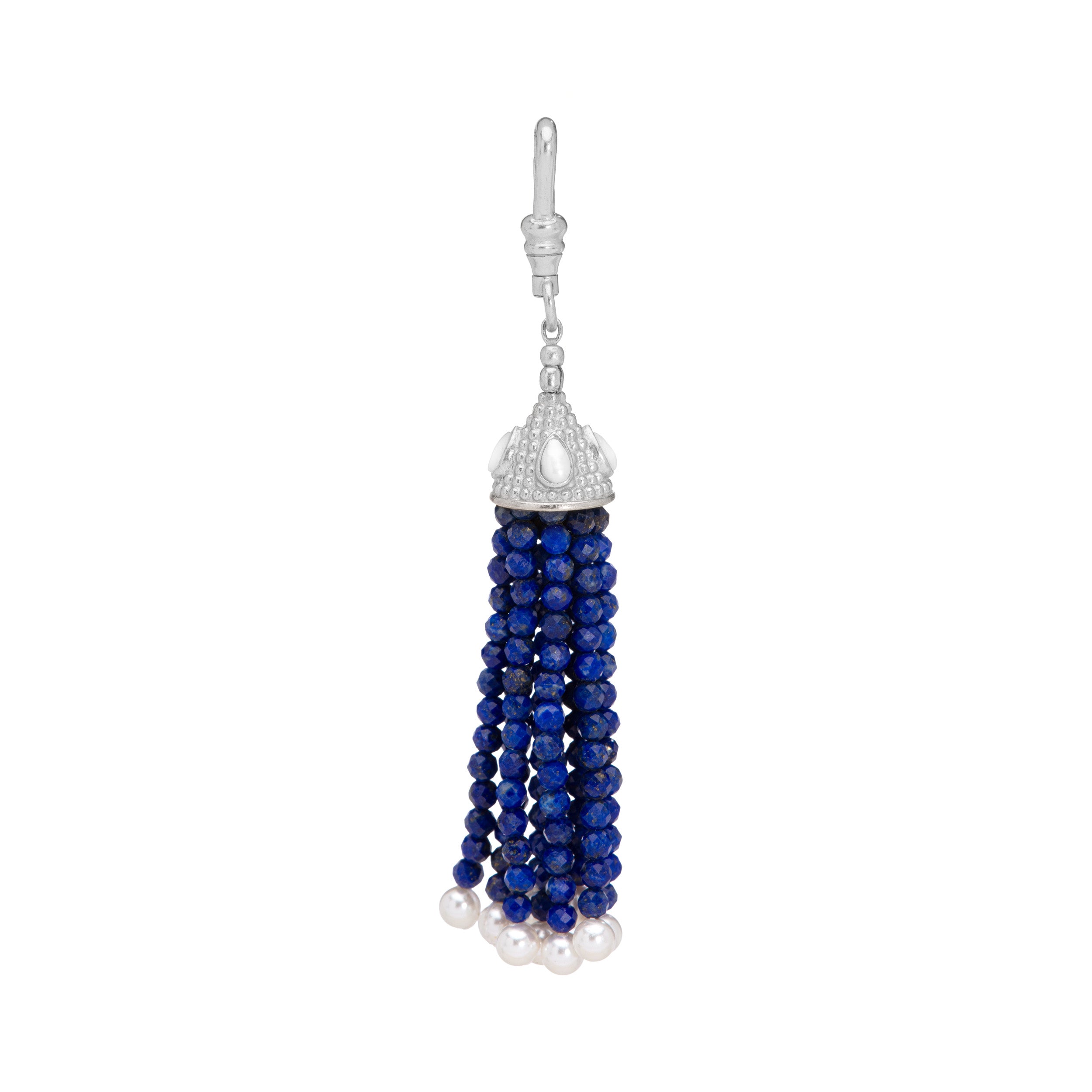 The Odessa: Lapis Lazuli Tassel Charm