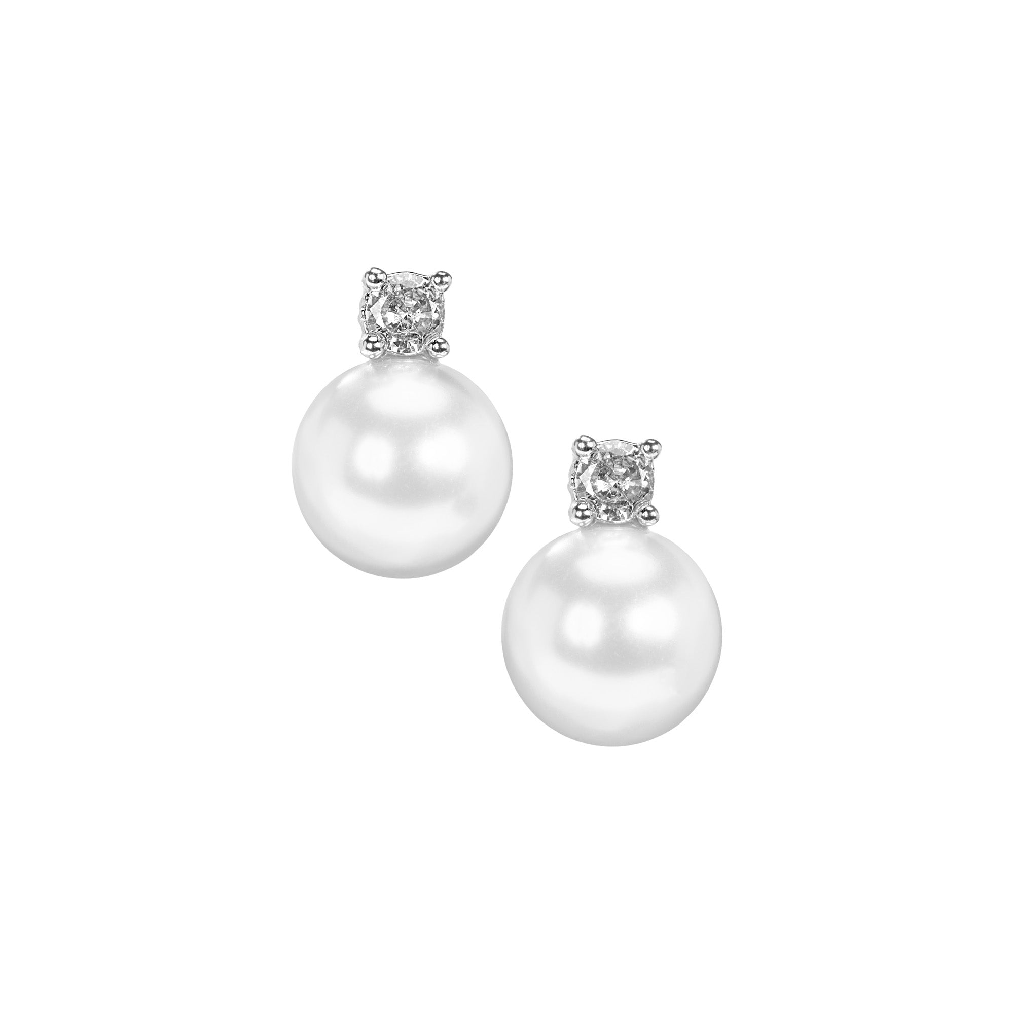 Zircon & Round Pearl Earring: The Corey