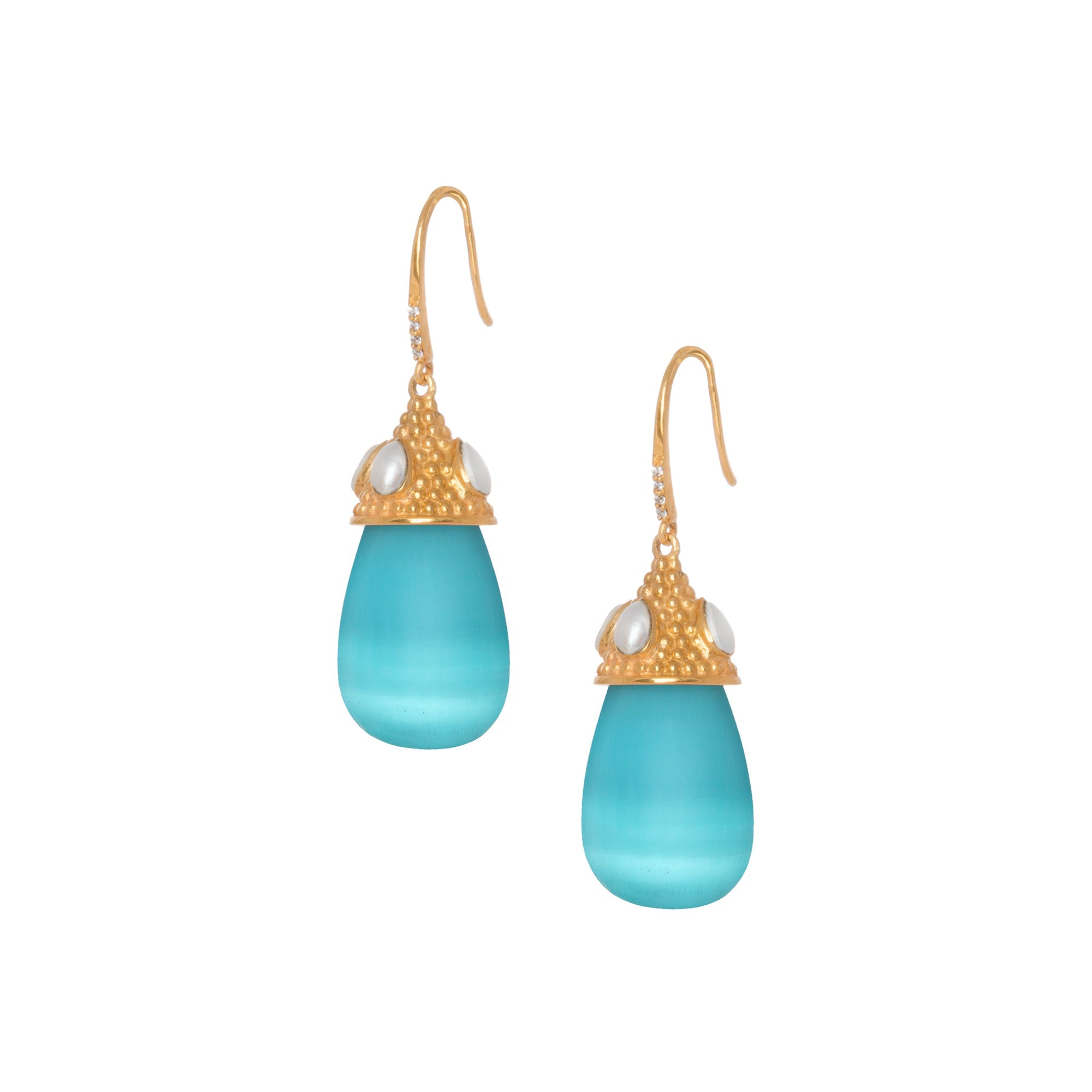 Gemstone Drop Earrings: The Casilda