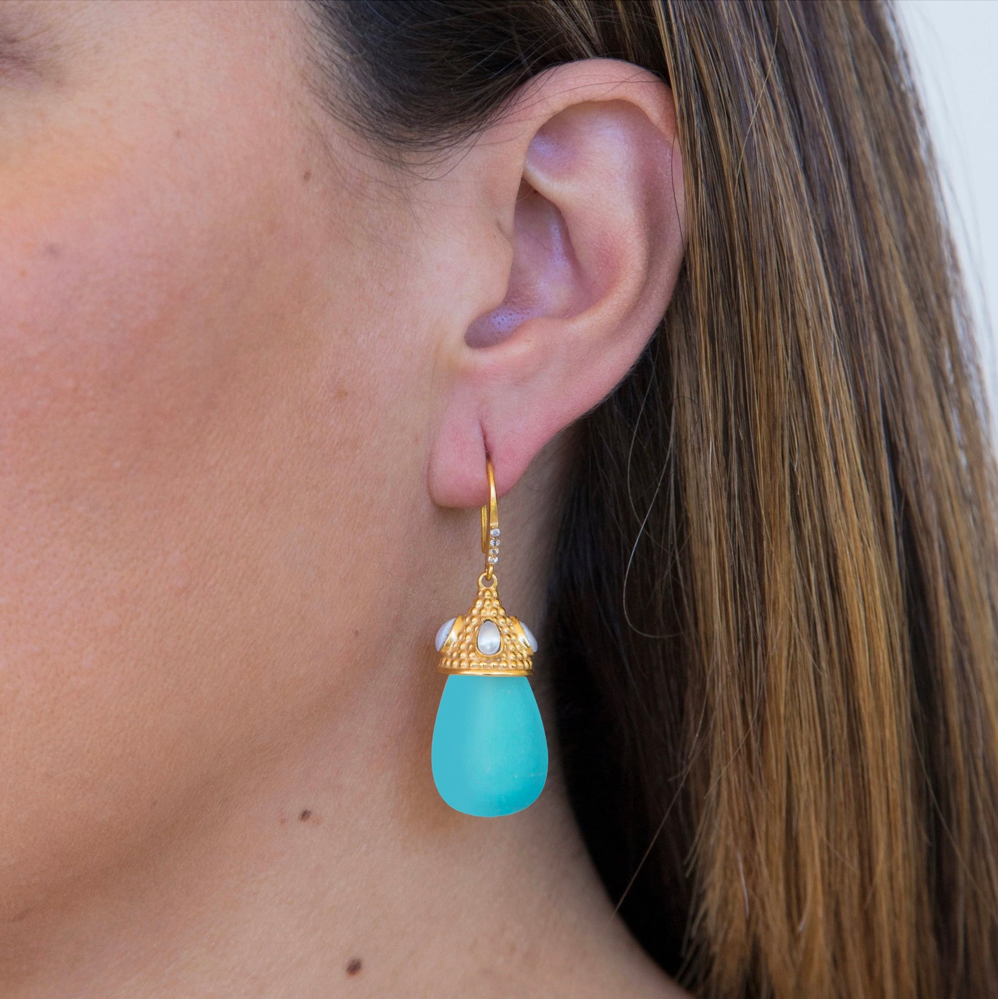 Gemstone Drop Earrings: The Casilda