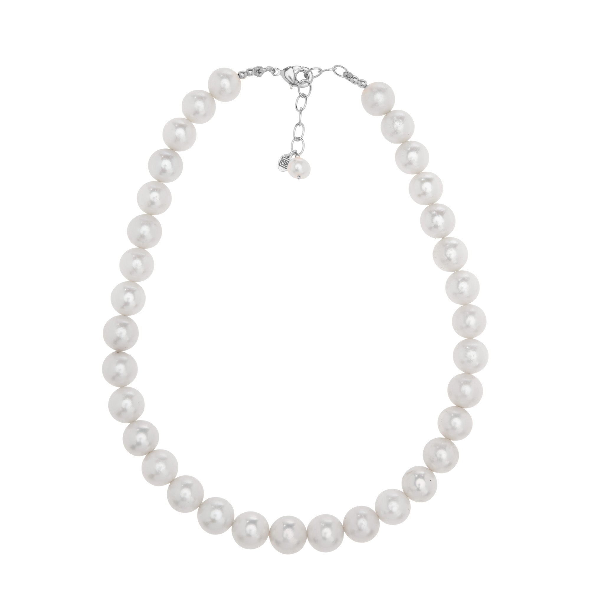 The Beatrice: Medium Round Freshwater Pearl Necklace