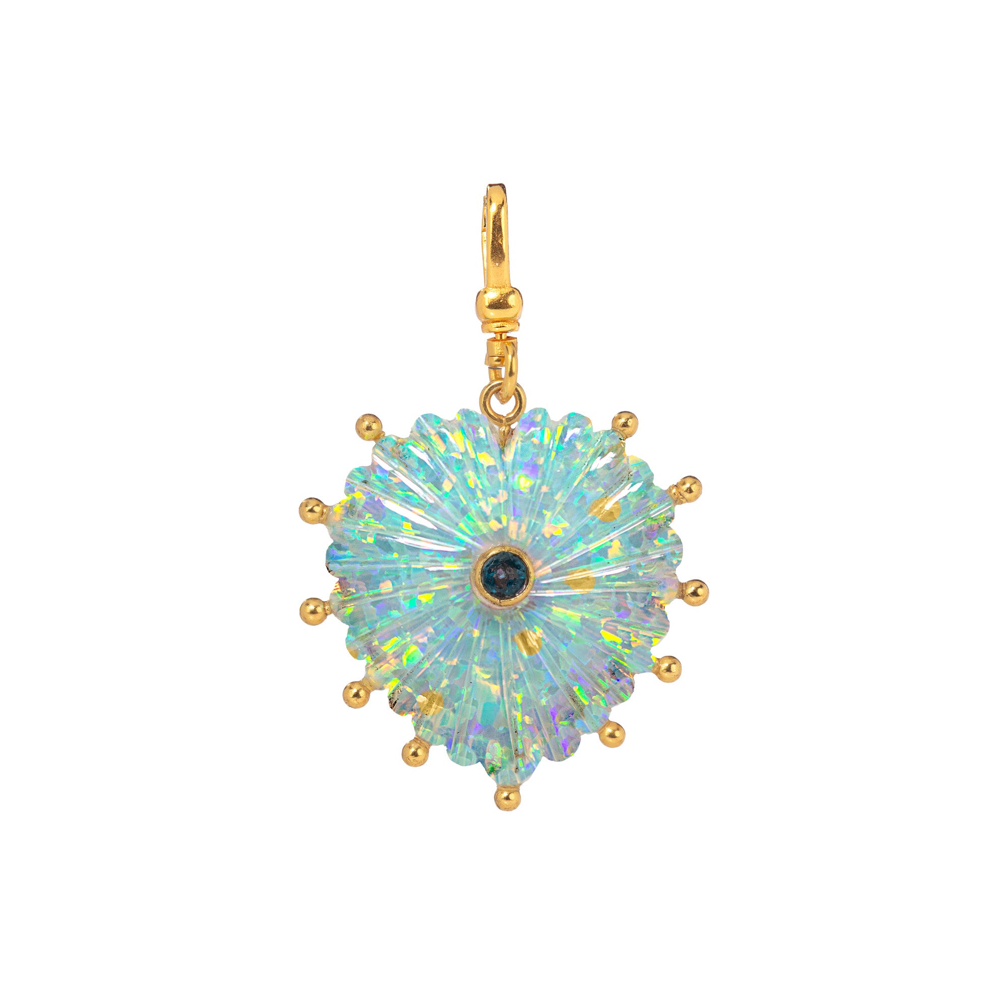 The Mabel: Reversible Carved Opal Heart