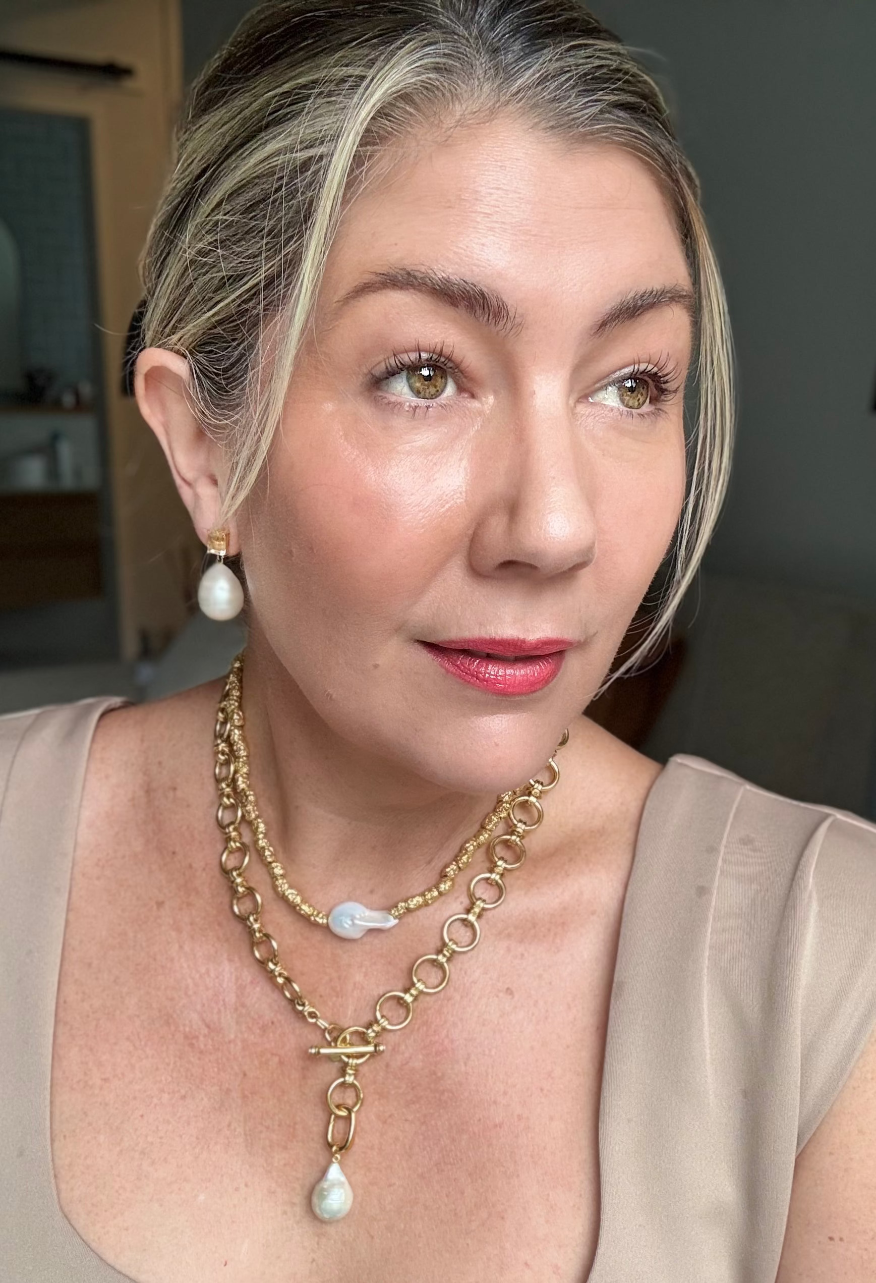 The Willow: Chunky Link T-Bar Necklace