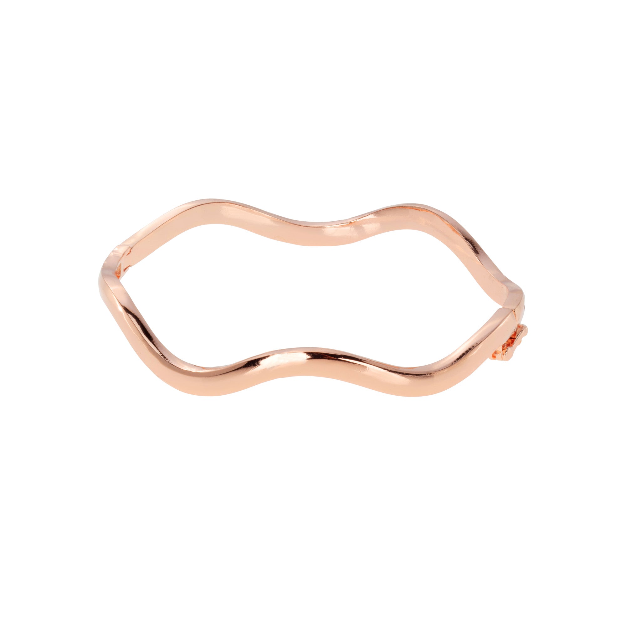 Plain Wavy Bangle: The Bettina