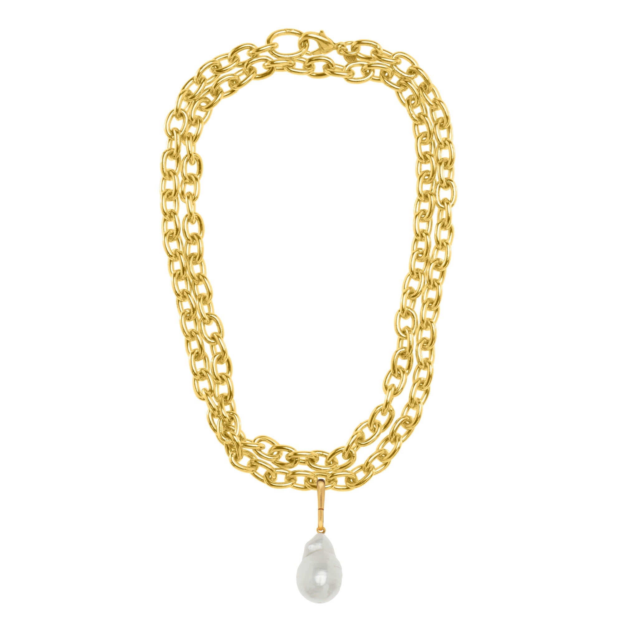 The Delphine: Long Link Necklace