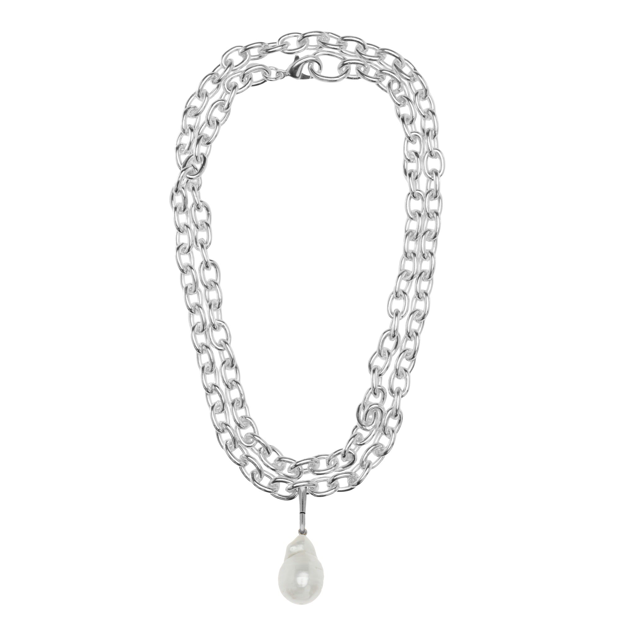 The Delphine: Long Link Necklace