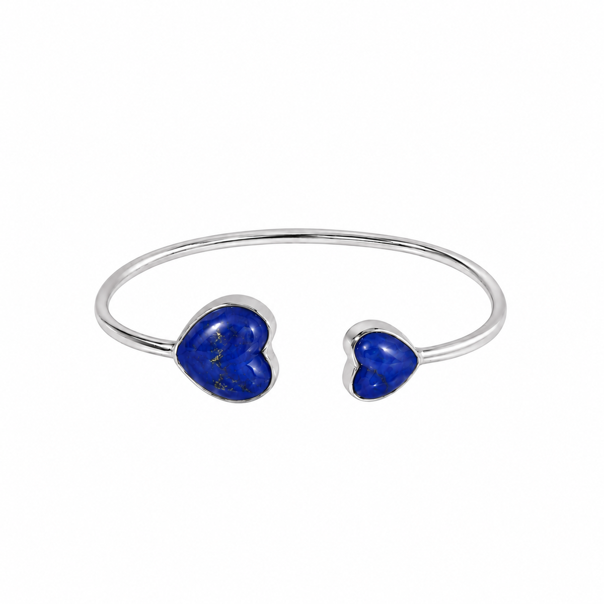 Double Gemstone Adjustable Cuff: The Saree
