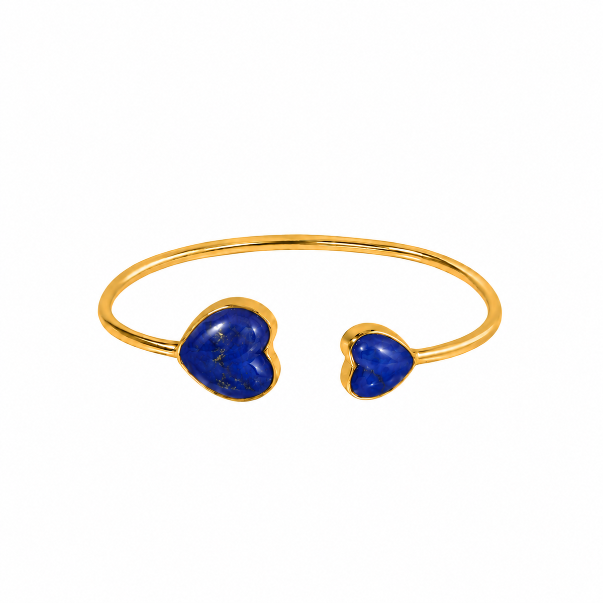 Double Gemstone Adjustable Cuff: The Saree
