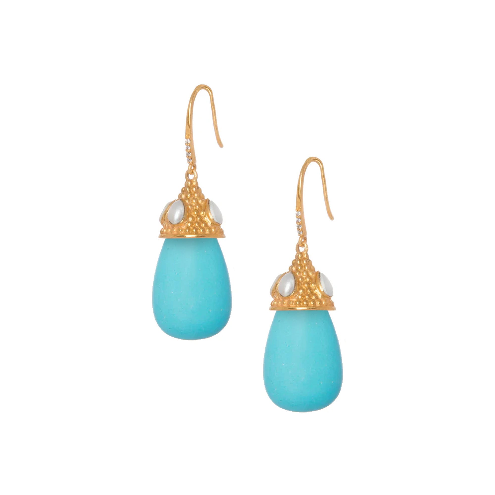 Gemstone Drop Earrings: The Casilda