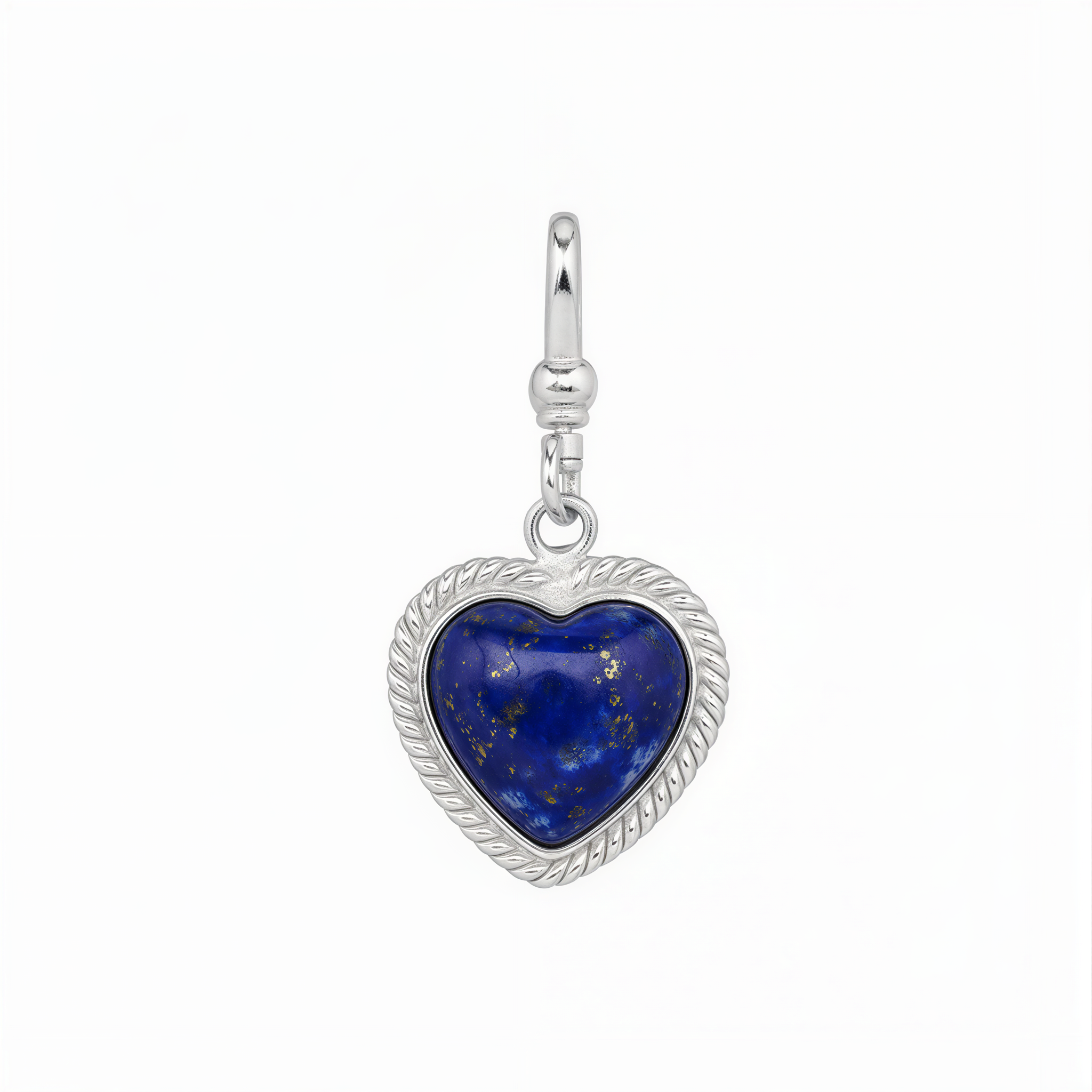 Small Lapis Lazuli Love Heart Charm